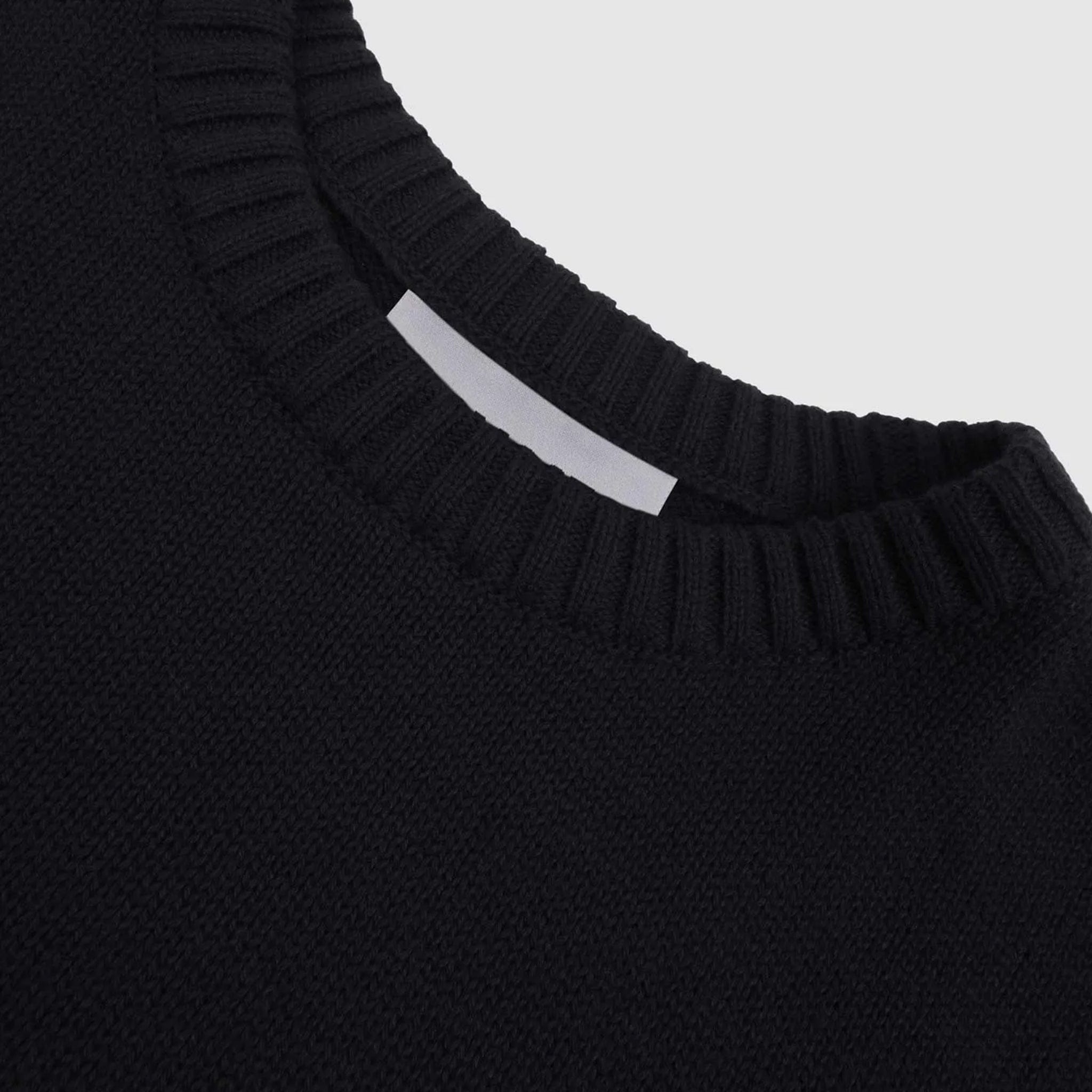 Almost Gods Alpha Cross Knit Sweater (Black)