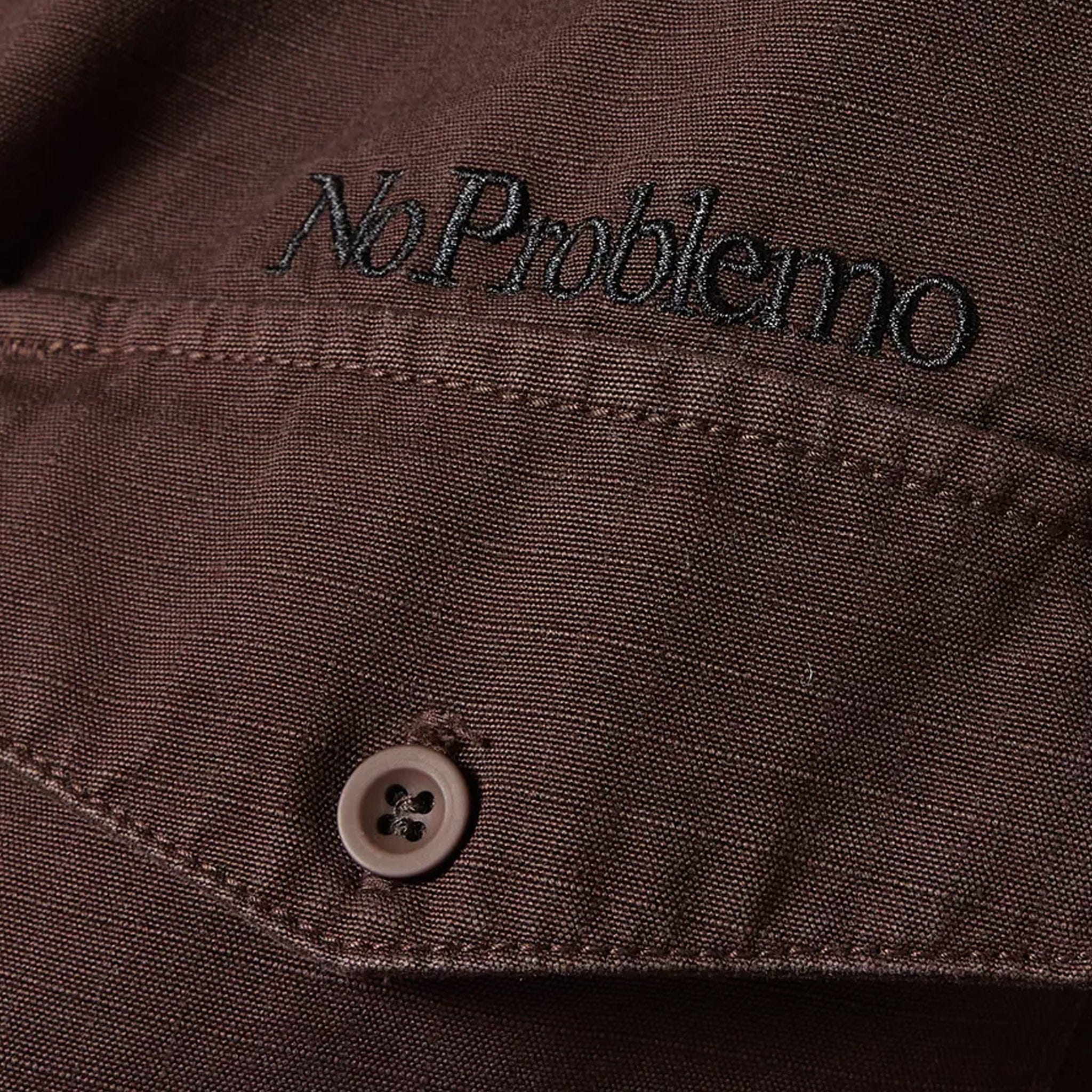 No Problemo Mini Problemo LS Work Shirt (Brown)