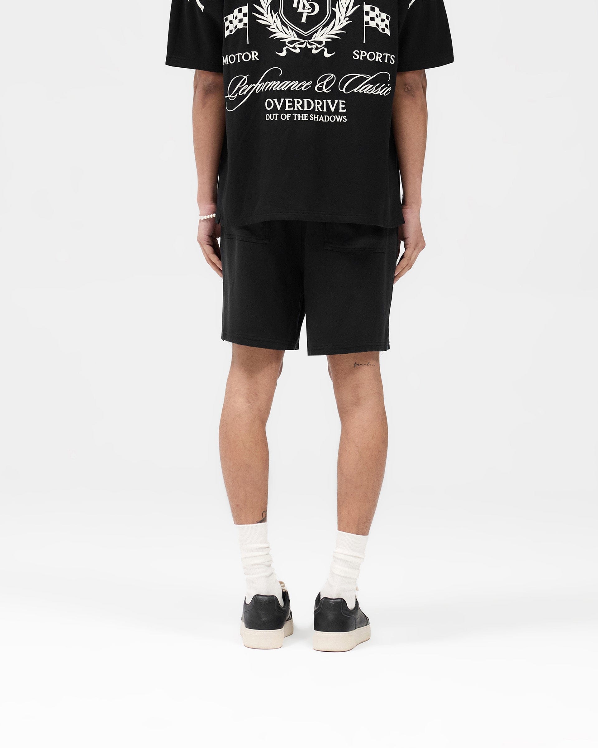 SS25 Represent Crest Short - Jet Black