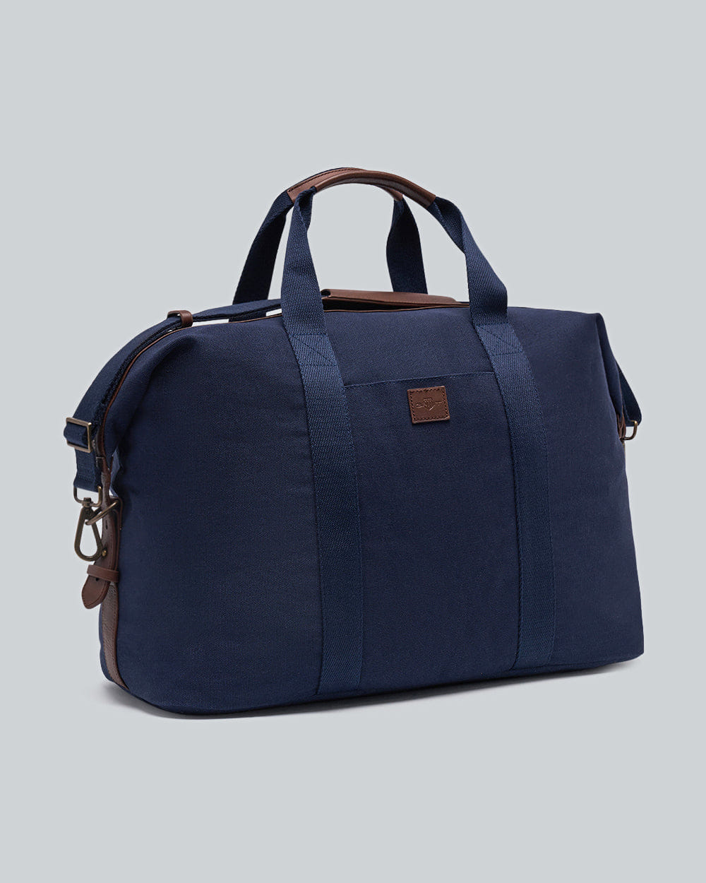 Blue Canvas Duffle Bag For Men (Dark Blue)