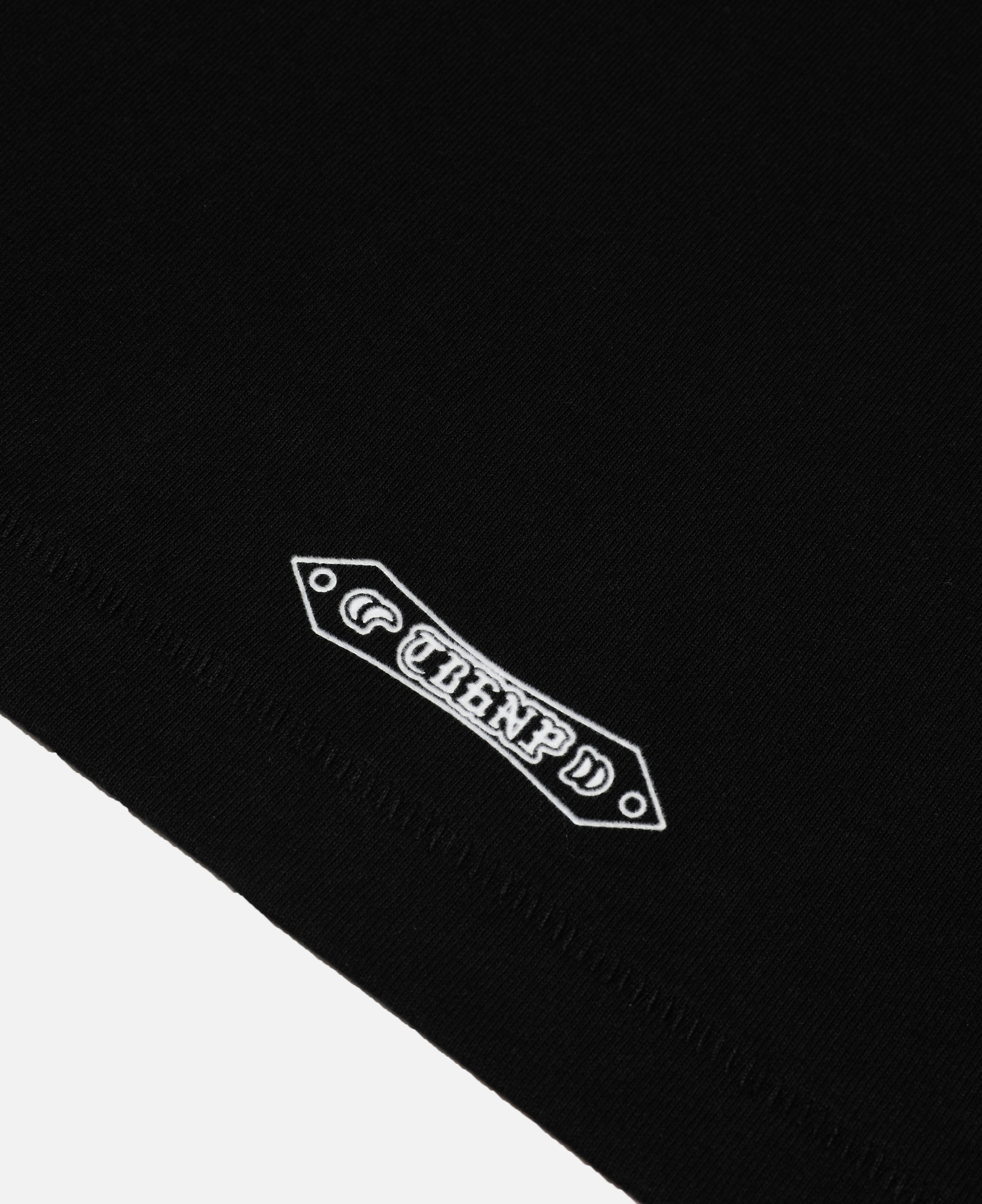 Theboyhasnopatience Luminous Dawn Specter Flocked T - Shirt (Black)
