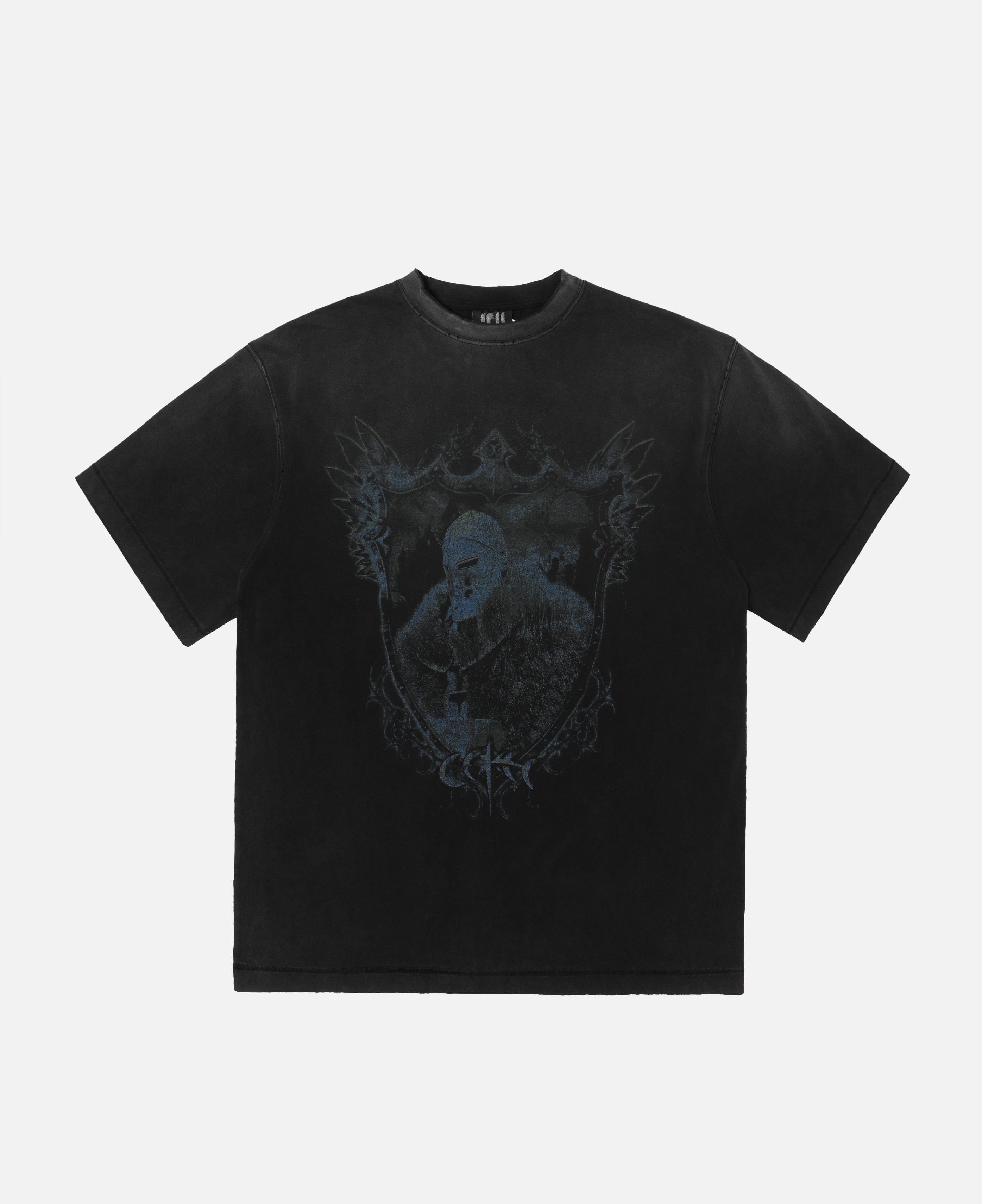 Theboyhasnopatience Luminous Dawn Astral Knight Destroyed T - Shirt (Black)
