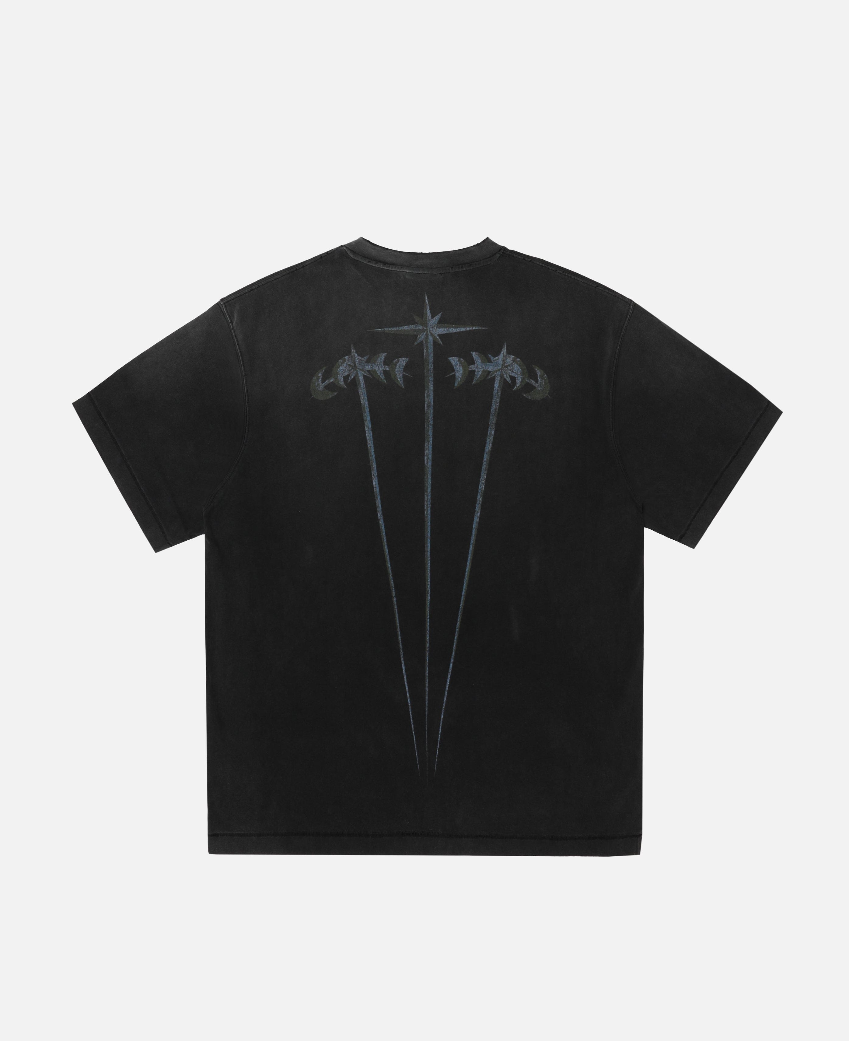 Theboyhasnopatience Luminous Dawn Astral Knight Destroyed T - Shirt (Black)