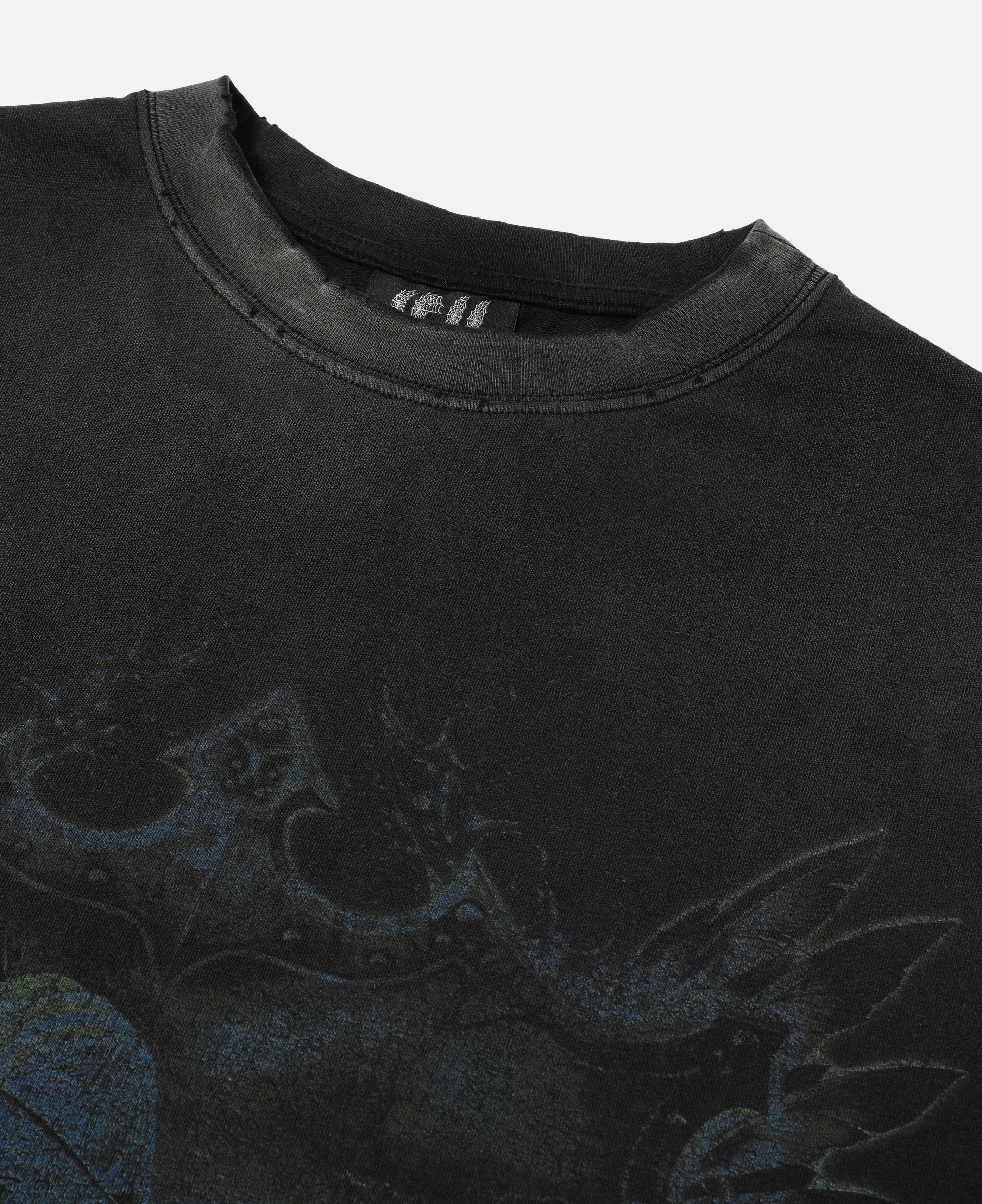 Theboyhasnopatience Luminous Dawn Astral Knight Destroyed T - Shirt (Black)