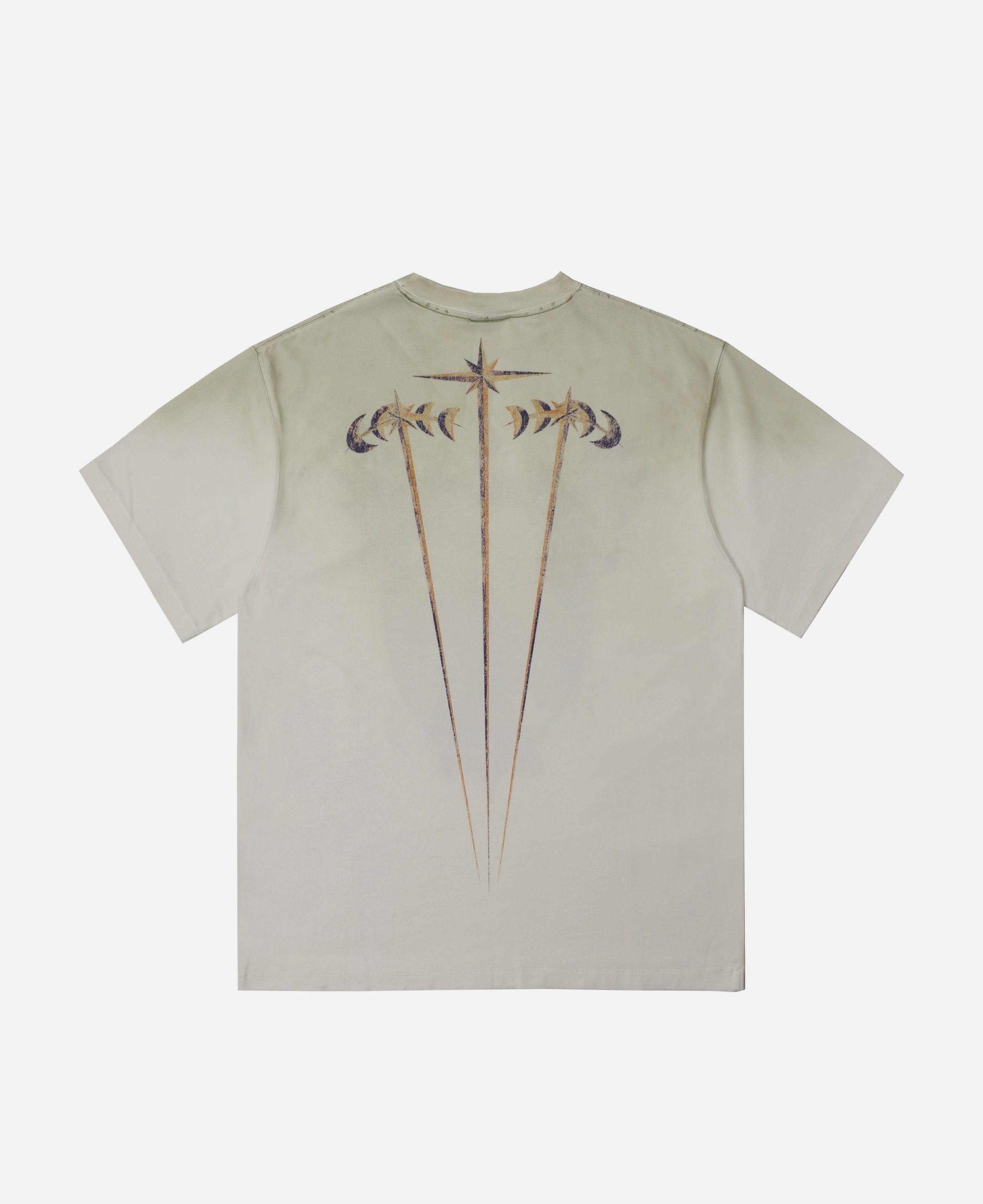 Theboyhasnopatience Luminous Dawn Astral Knight Destroyed T - Shirt (White)