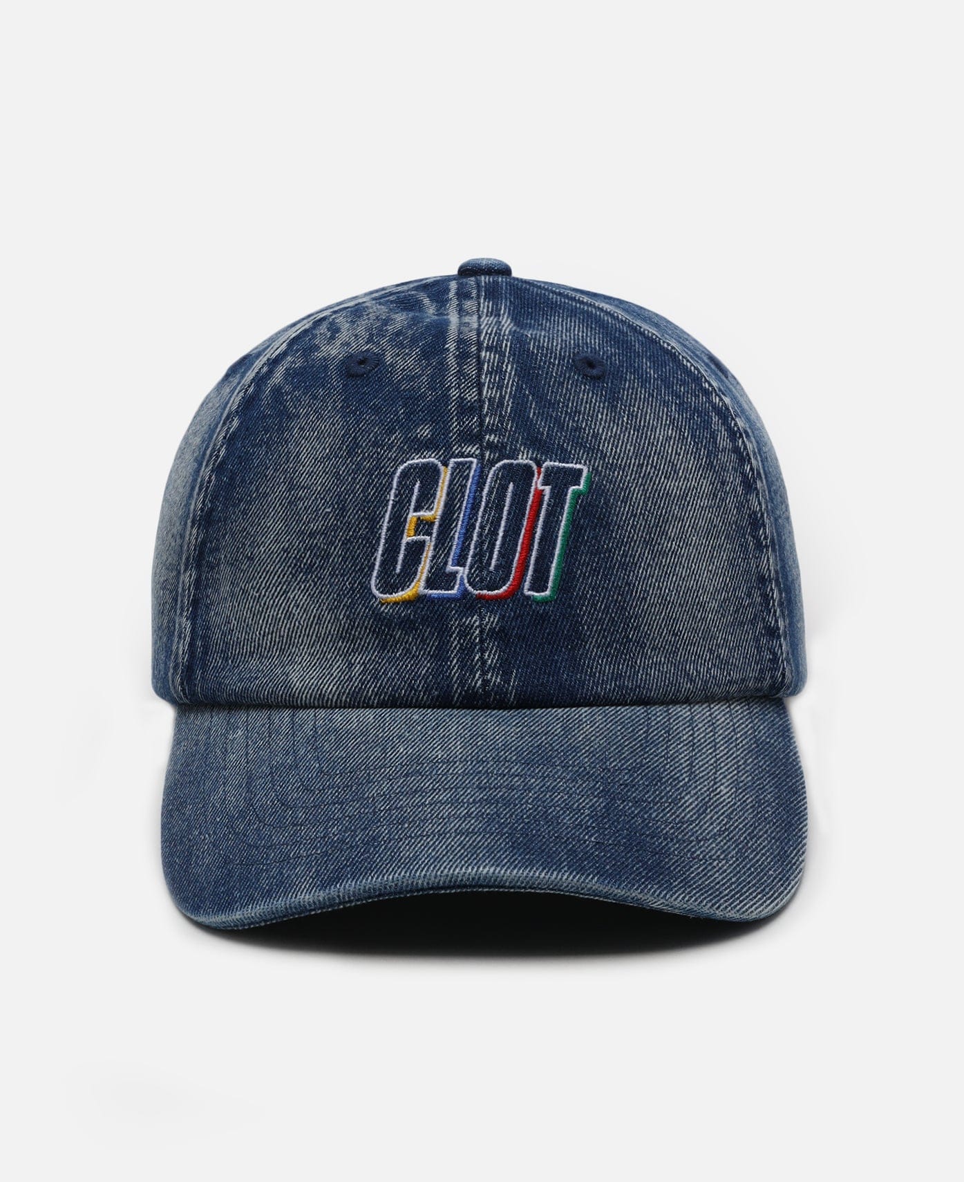 CLOT Color Logo Denim Cap (Blue)
