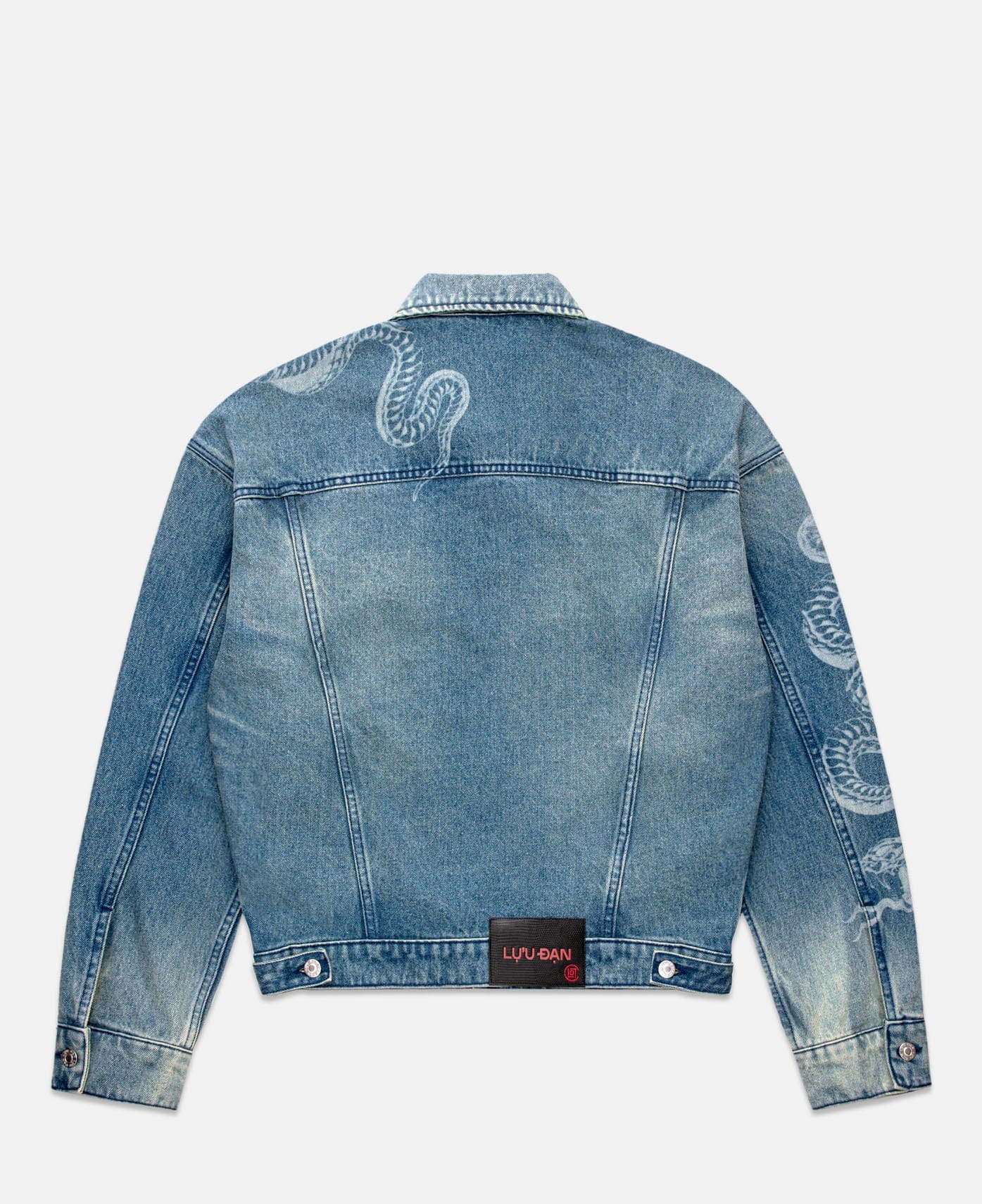 CLOT x LỰU ĐẠN Washed Denim Jacket (Blue)