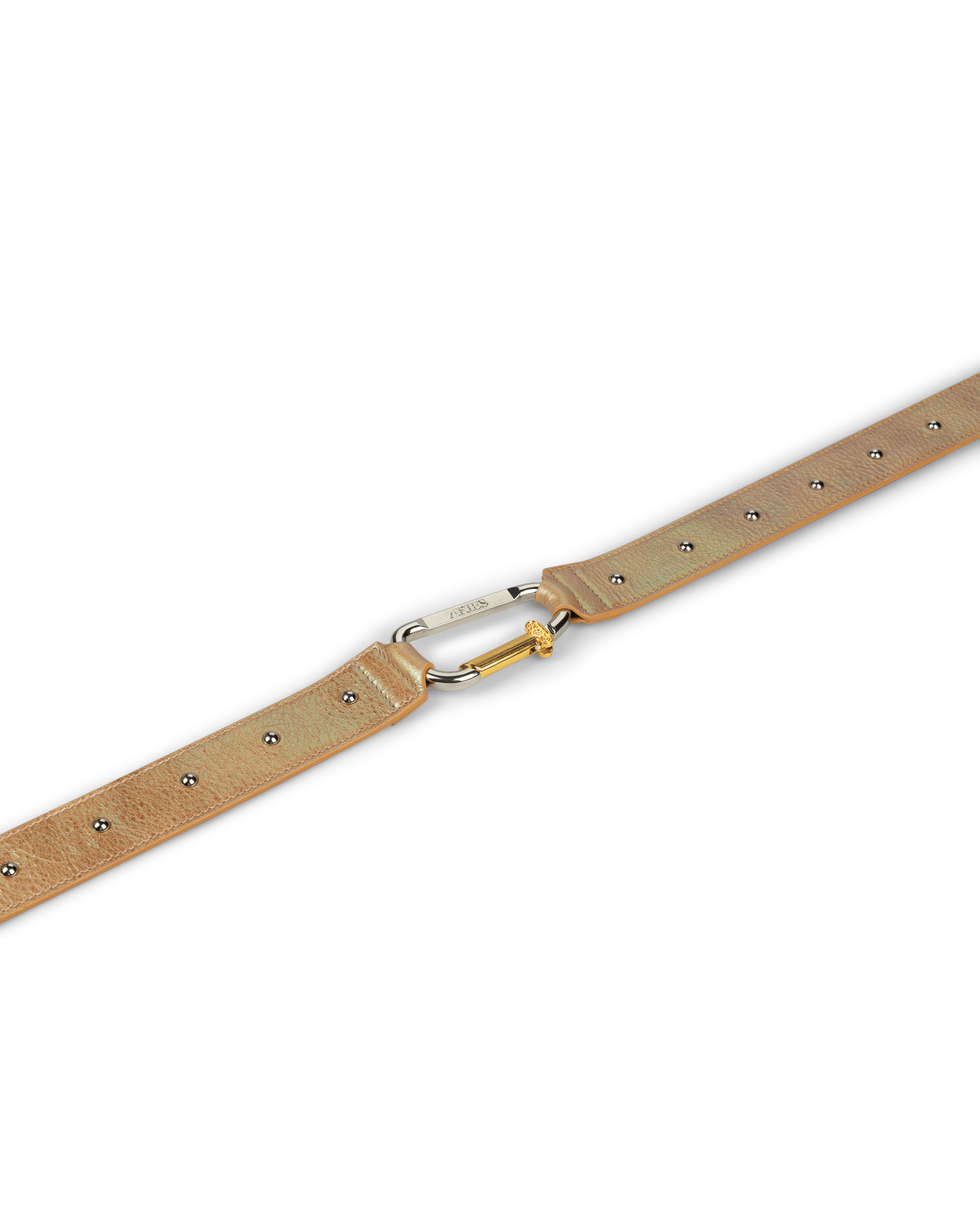Pearl Leather Studded Mazzo Belt