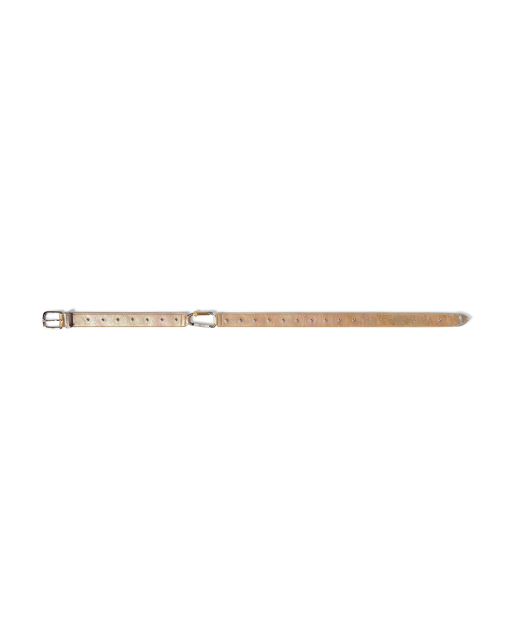 Pearl Leather Studded Mazzo Belt
