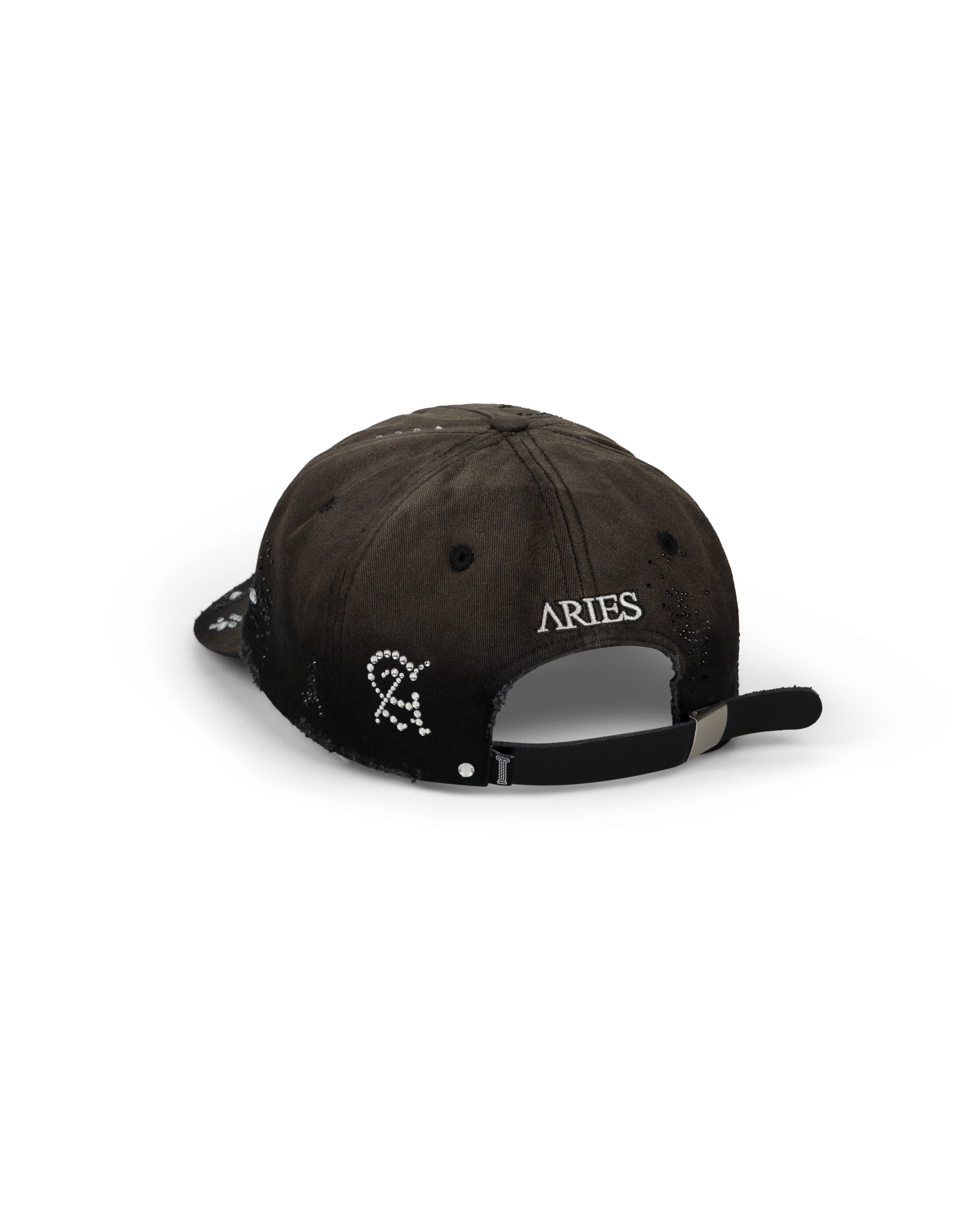 Aries Arise Distressed Diamante Cap