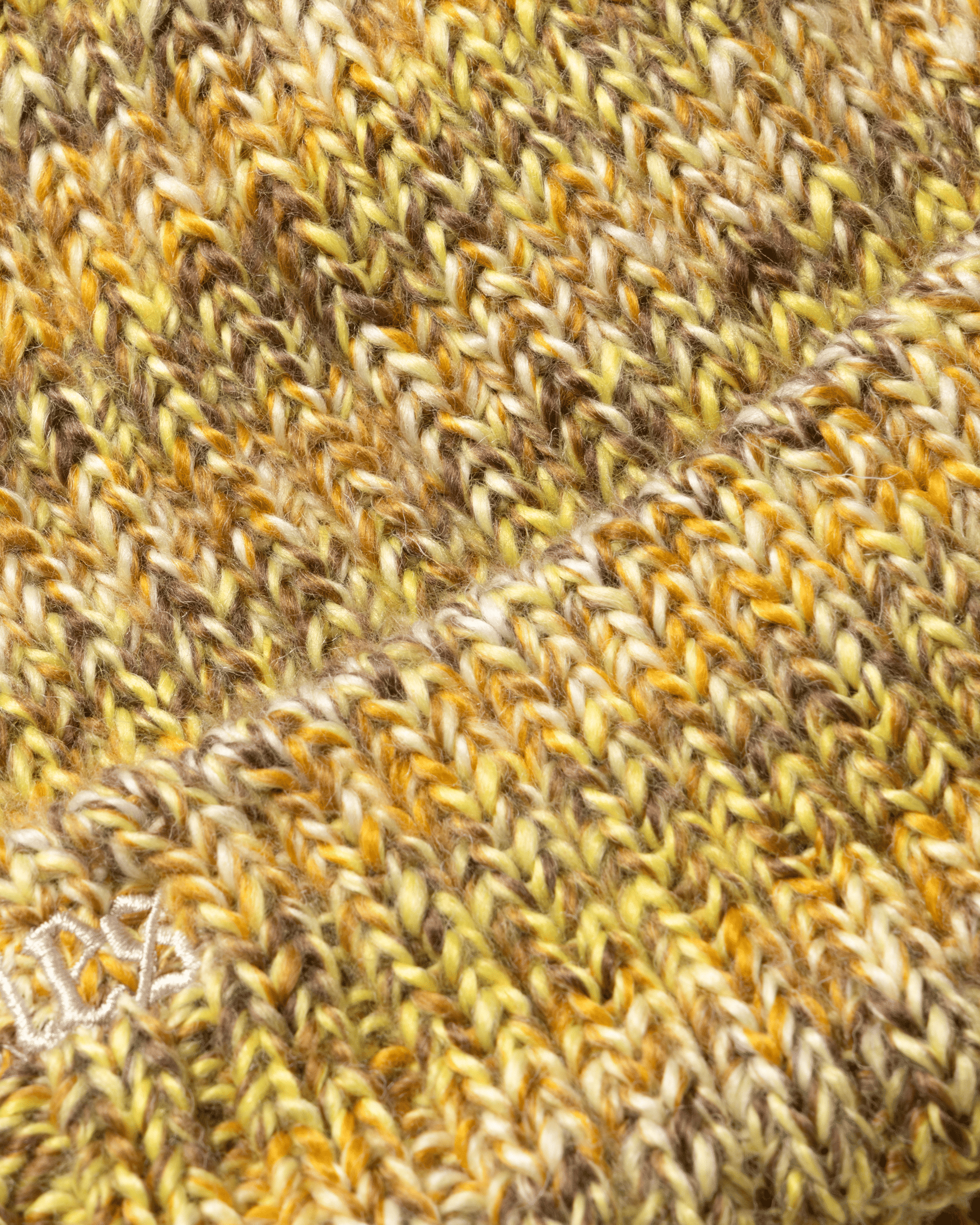 Space Rib Knit Space Dye Beanie