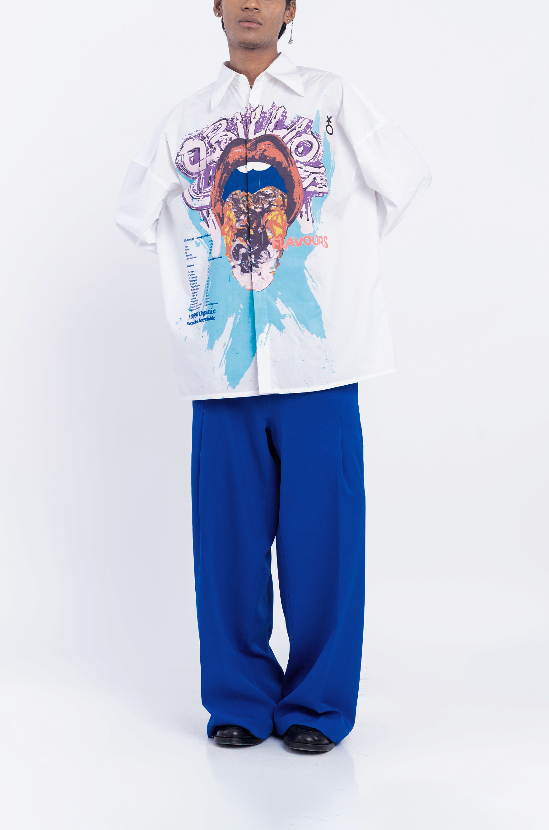 WHITE* 8 Billion Flavours' Shirt (White)