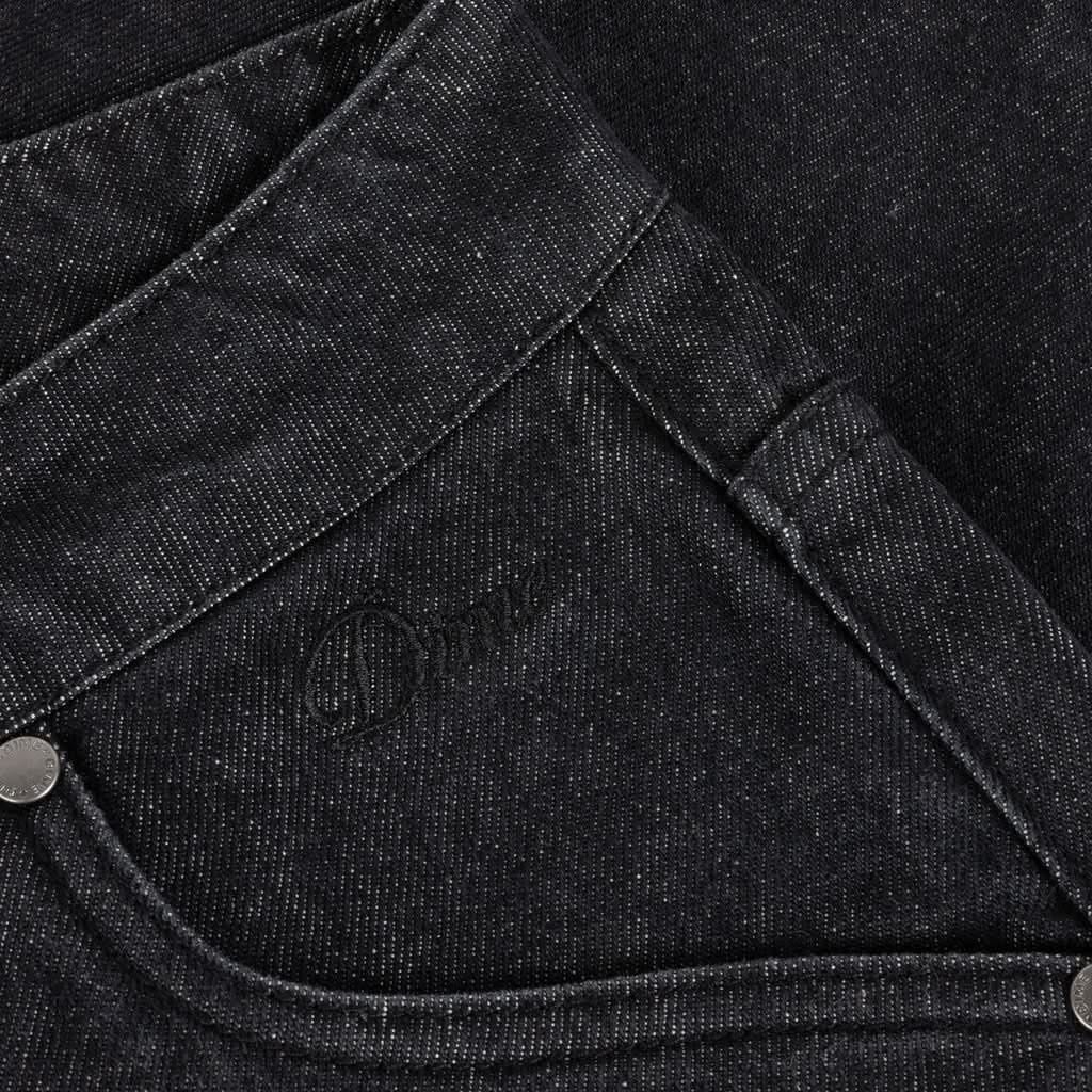 Dime MTL Carpenter Denim Shorts – Black Washed