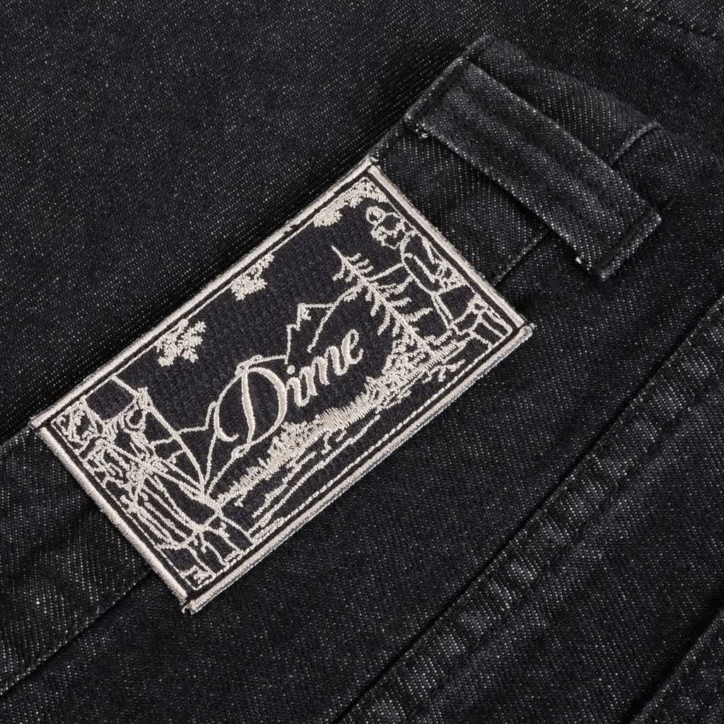 Dime MTL Carpenter Denim Shorts – Black Washed