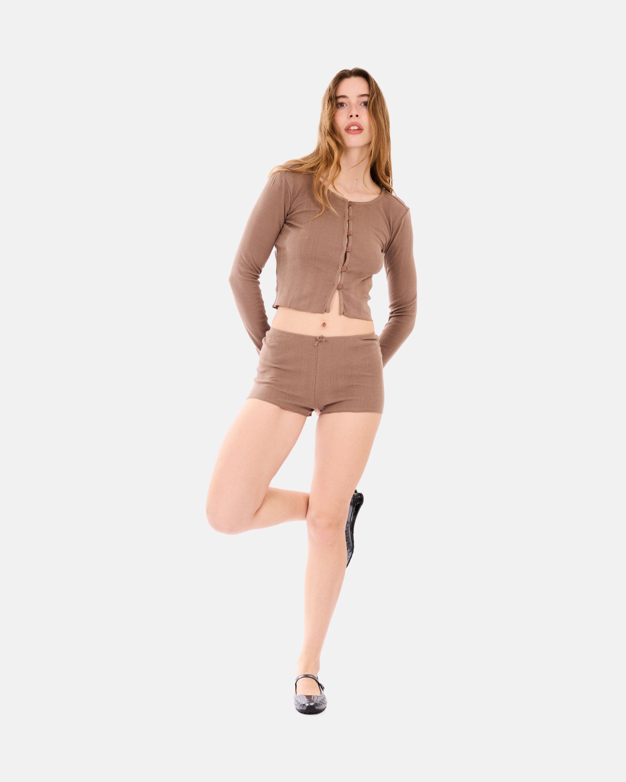 DG Organic Basics Aps Pointelle Shorts