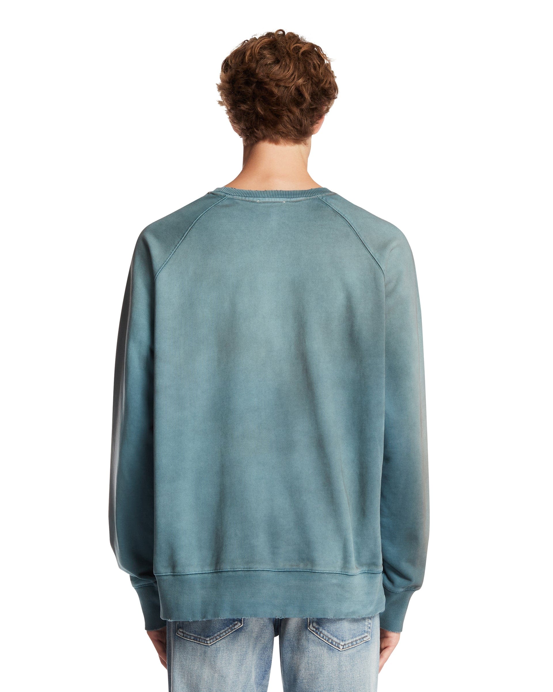 ANTIK DENIM Felpa In Cotone Blu