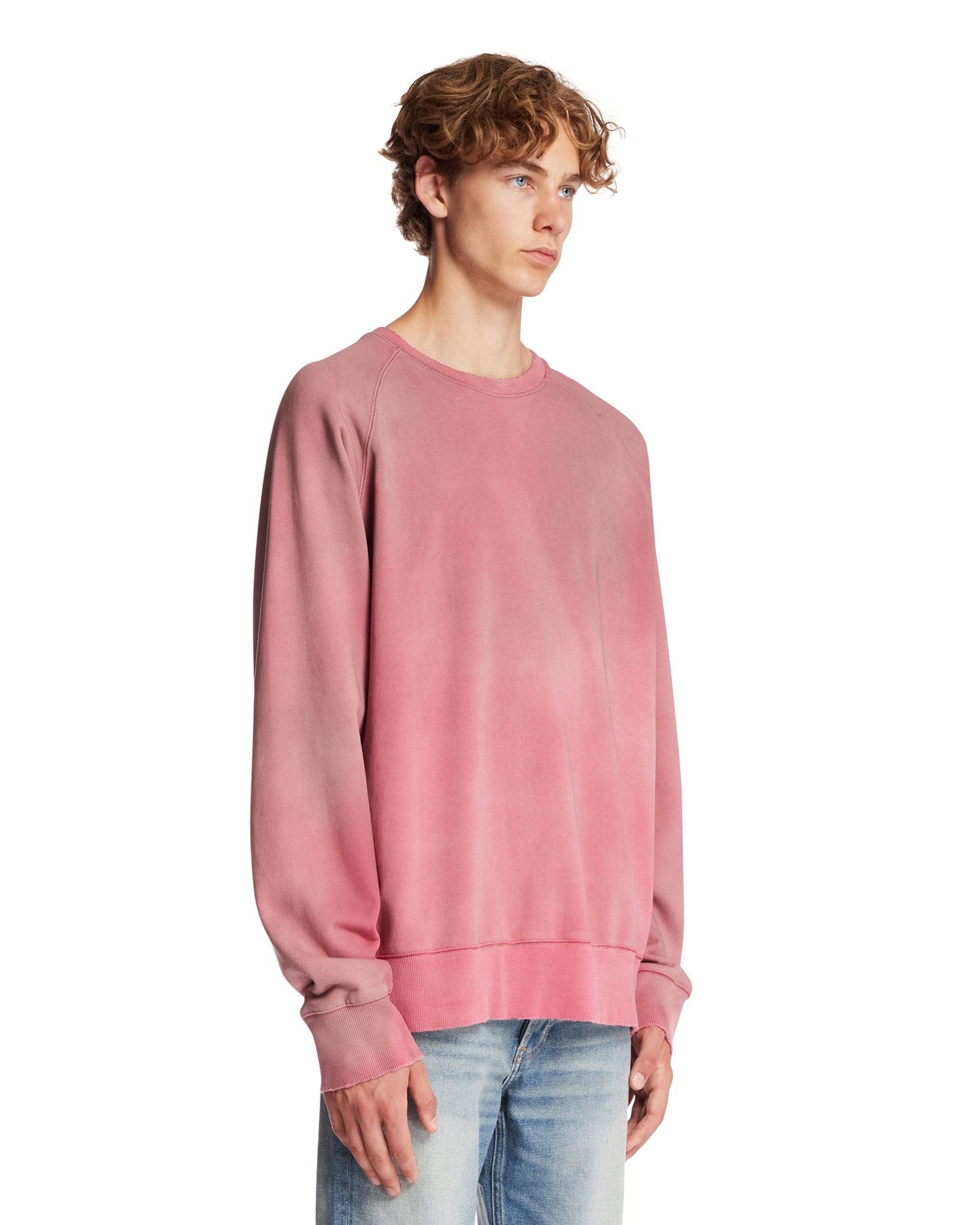 ANTIK DENIM Felpa In Cotone Rosa
