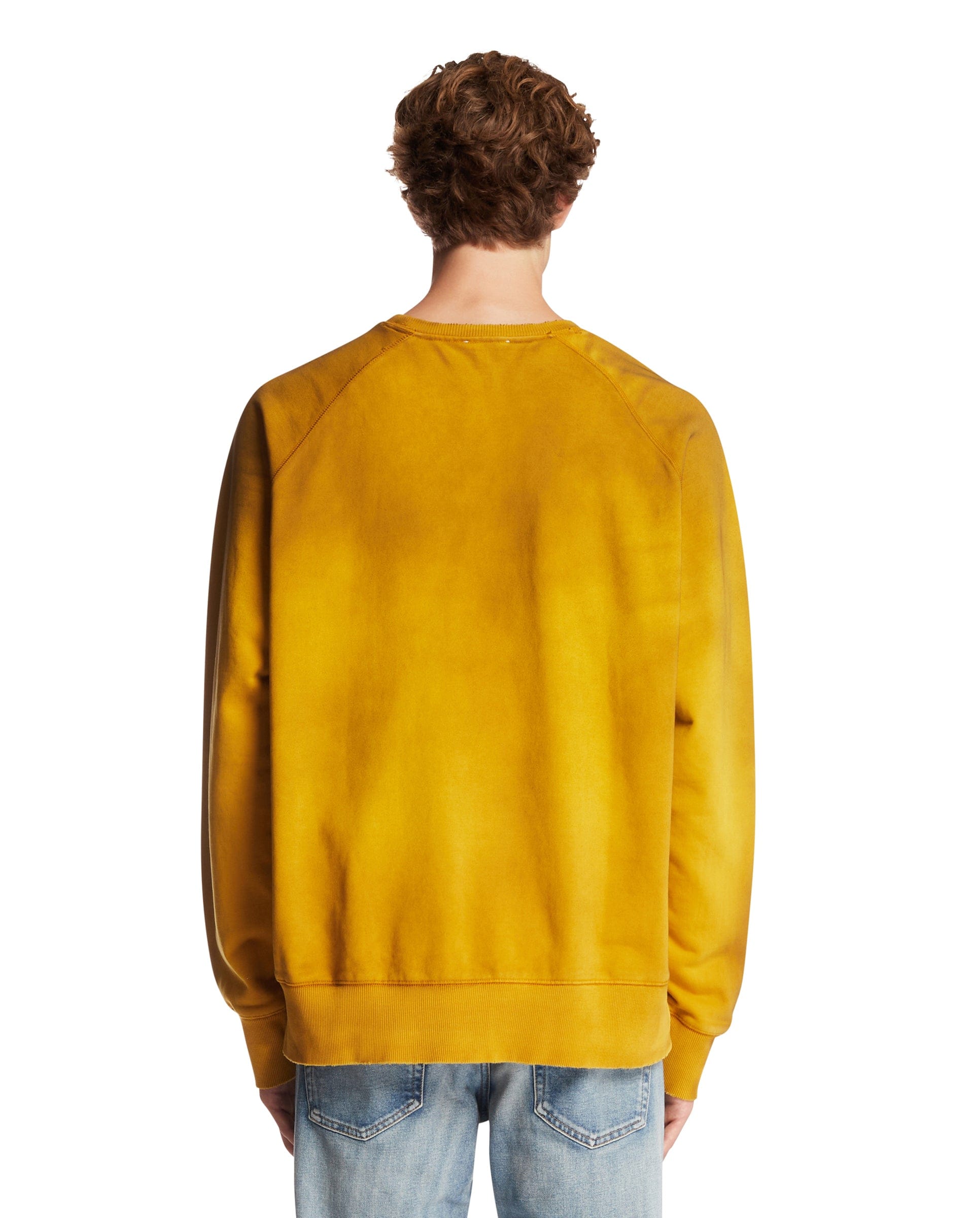 ANTIK DENIM Felpa In Cotone Gialla