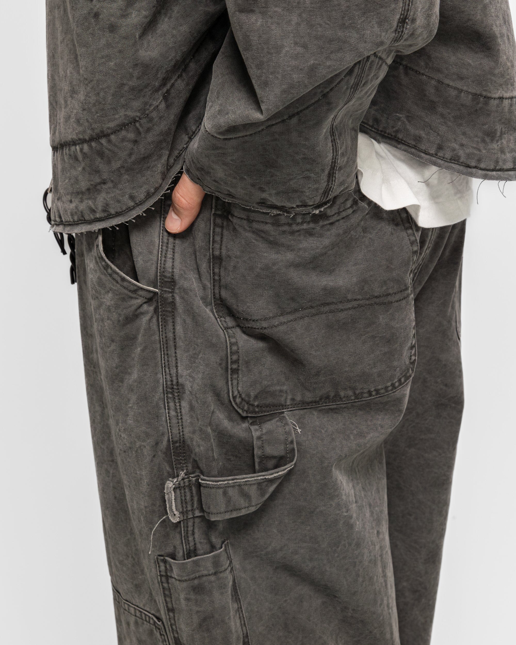 Camiel Fortgens Topless Overalls - Black Vintage Wash