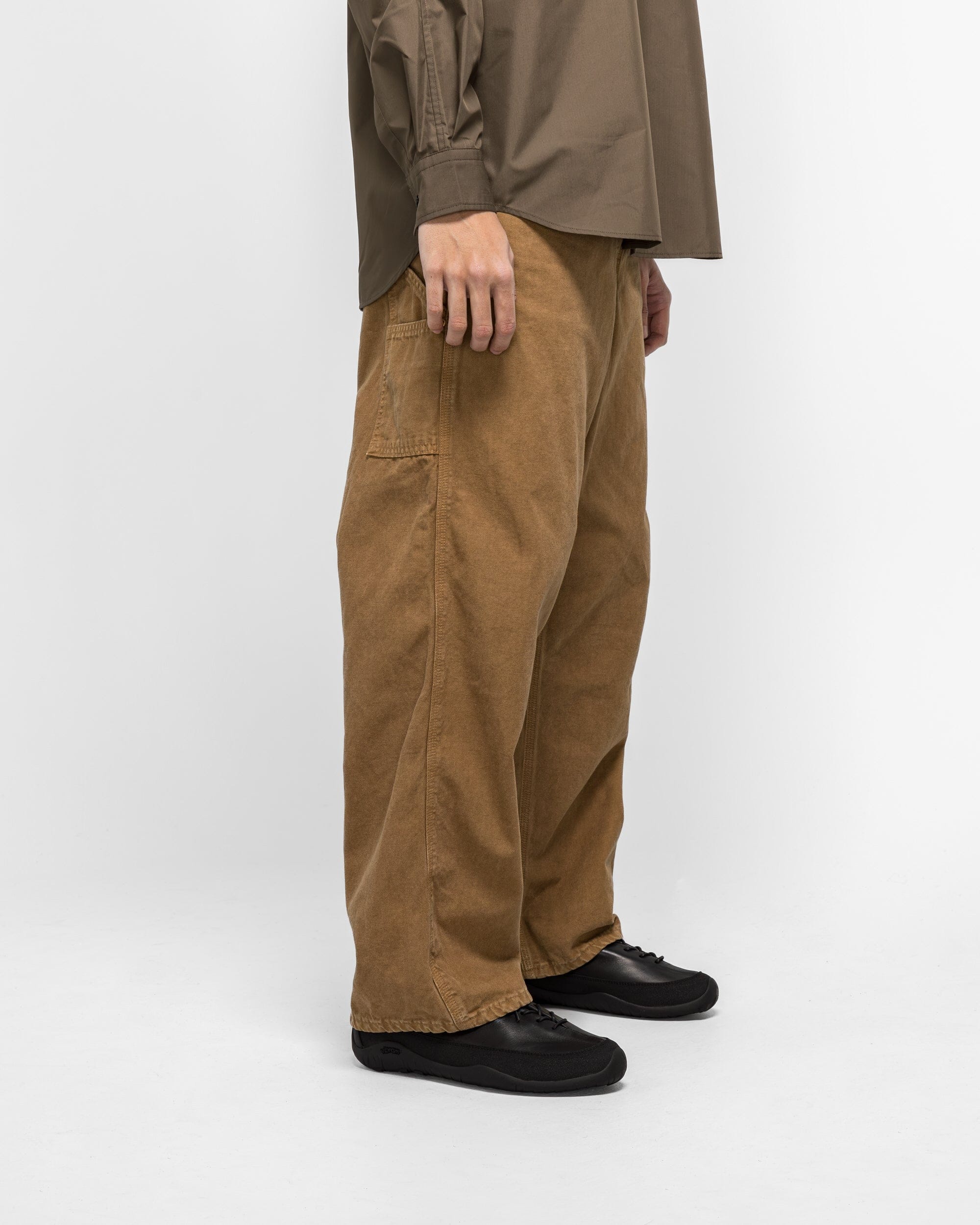 Orslow Dad's Fit Oxford Painter Pants - Brown