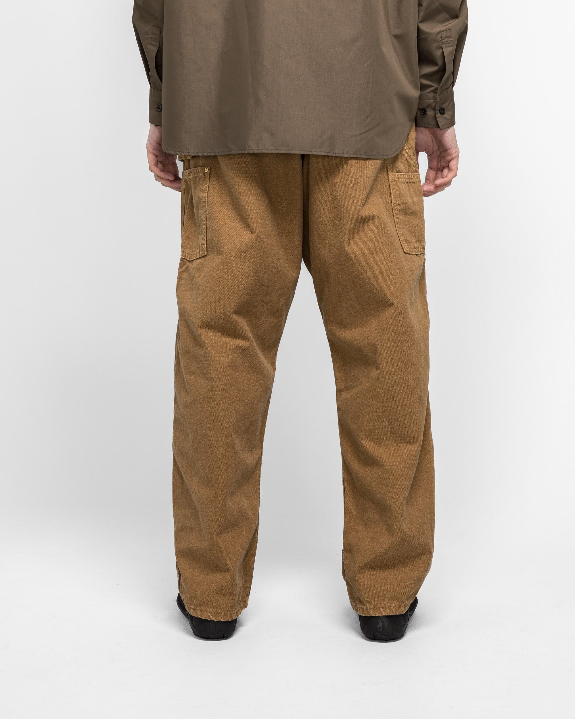 Orslow Dad's Fit Oxford Painter Pants - Brown