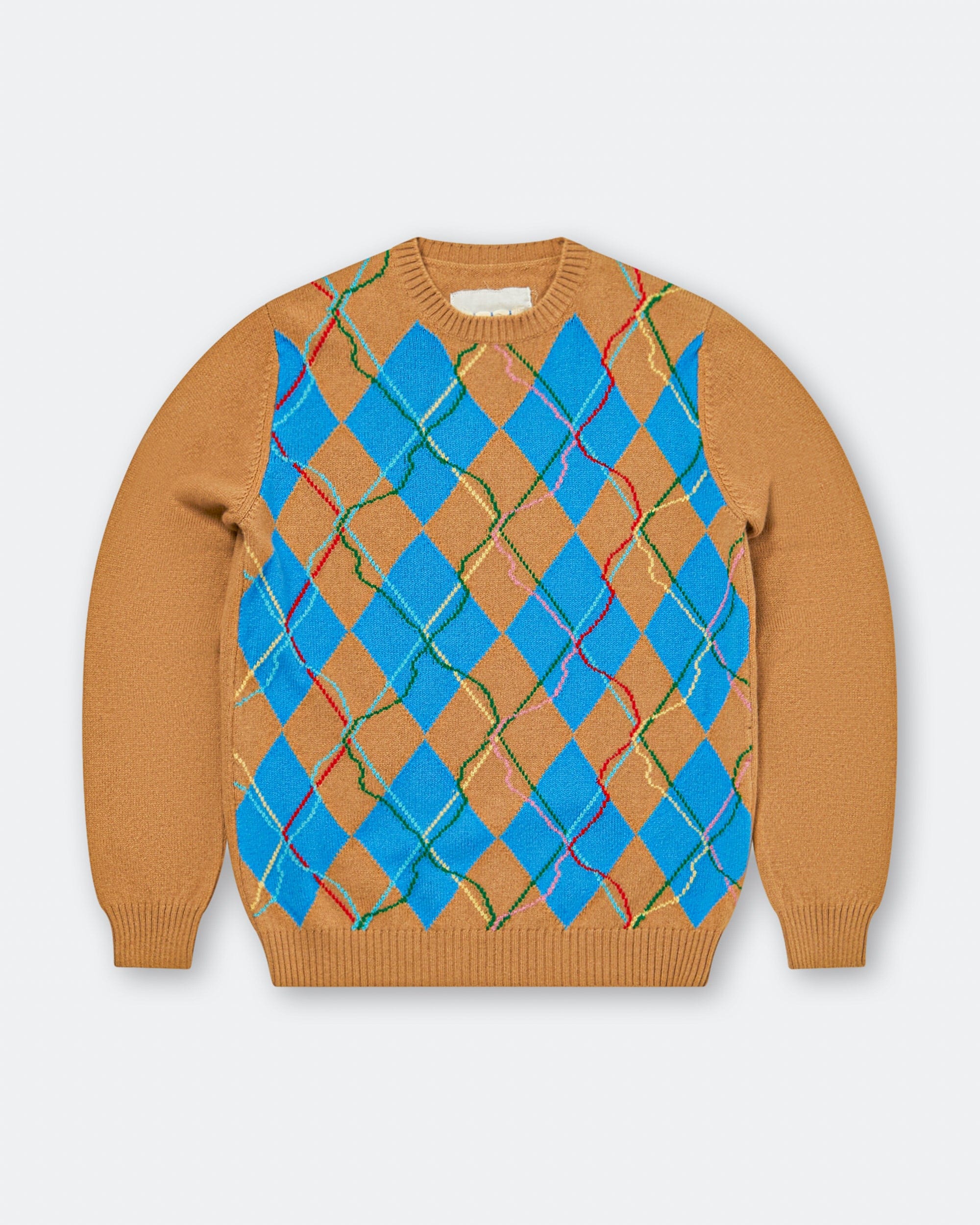 Dudley Coppice Wild Garden Knitted Jumper - Argyle
