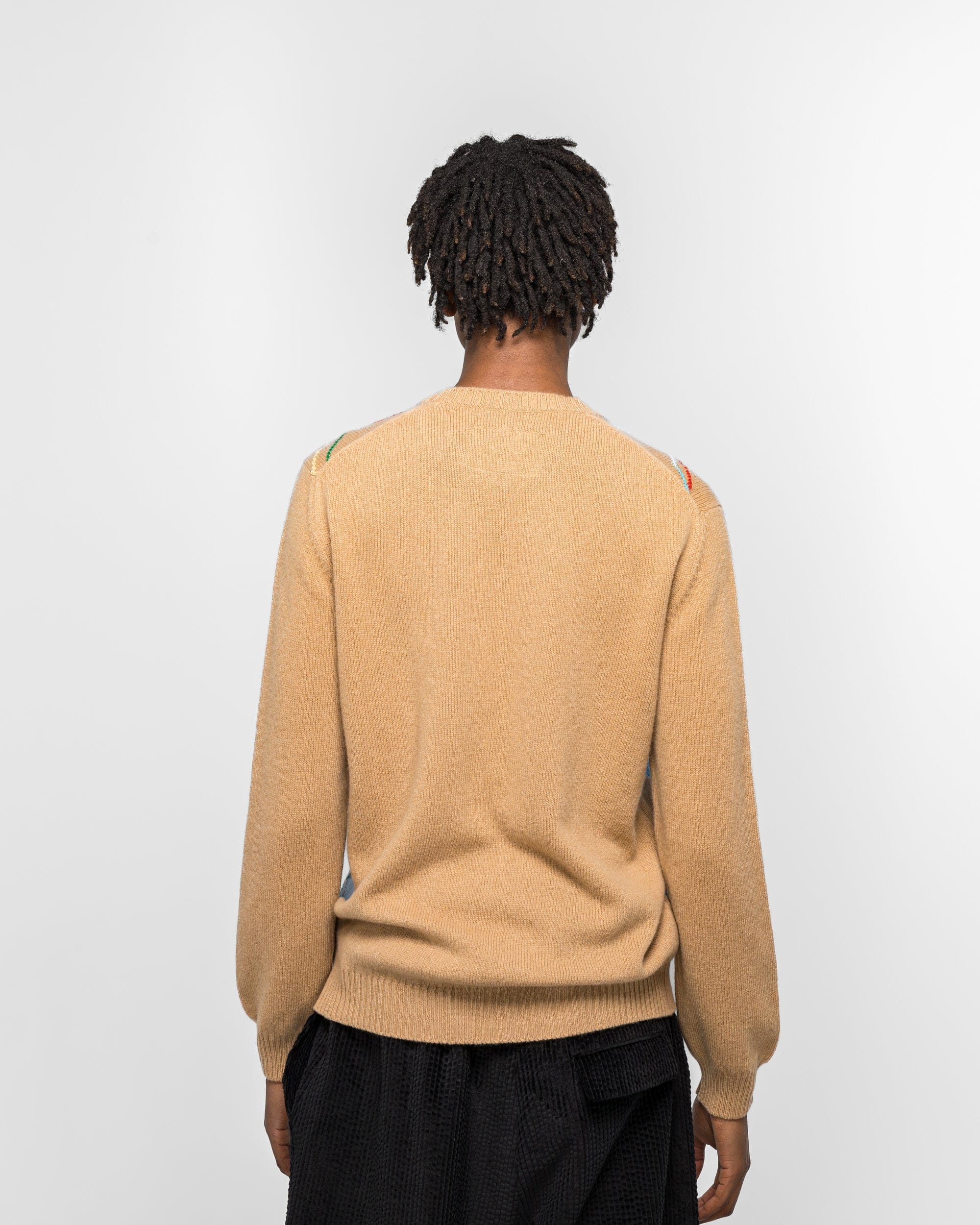 Dudley Coppice Wild Garden Knitted Jumper - Argyle