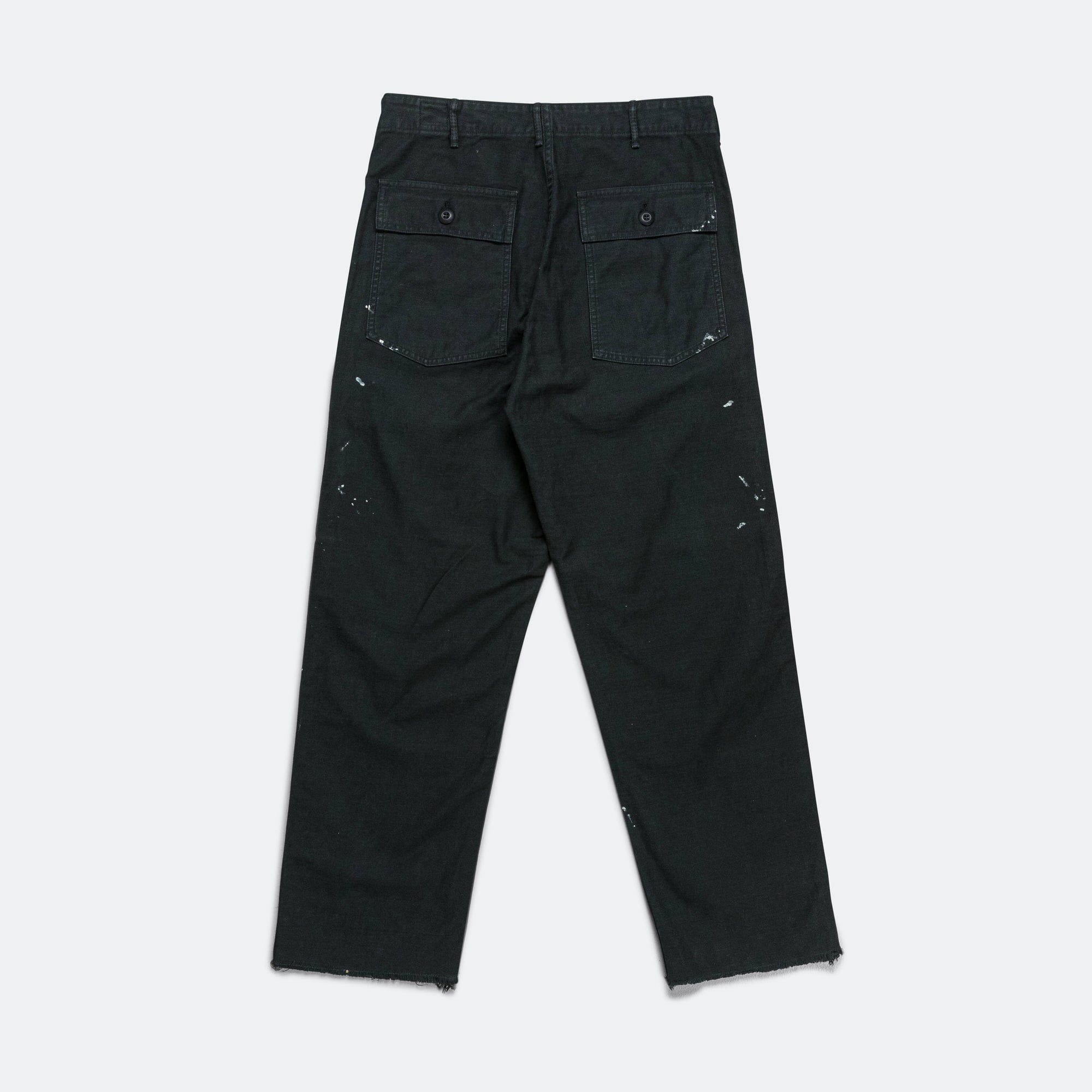 Orslow US Army Fatigue Pants x UP THERE (Regular Fit) - Black Stone Wash