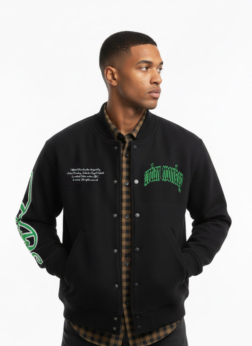 Emperor Varsity Jacket_Royal Enfield x Urban Monkey