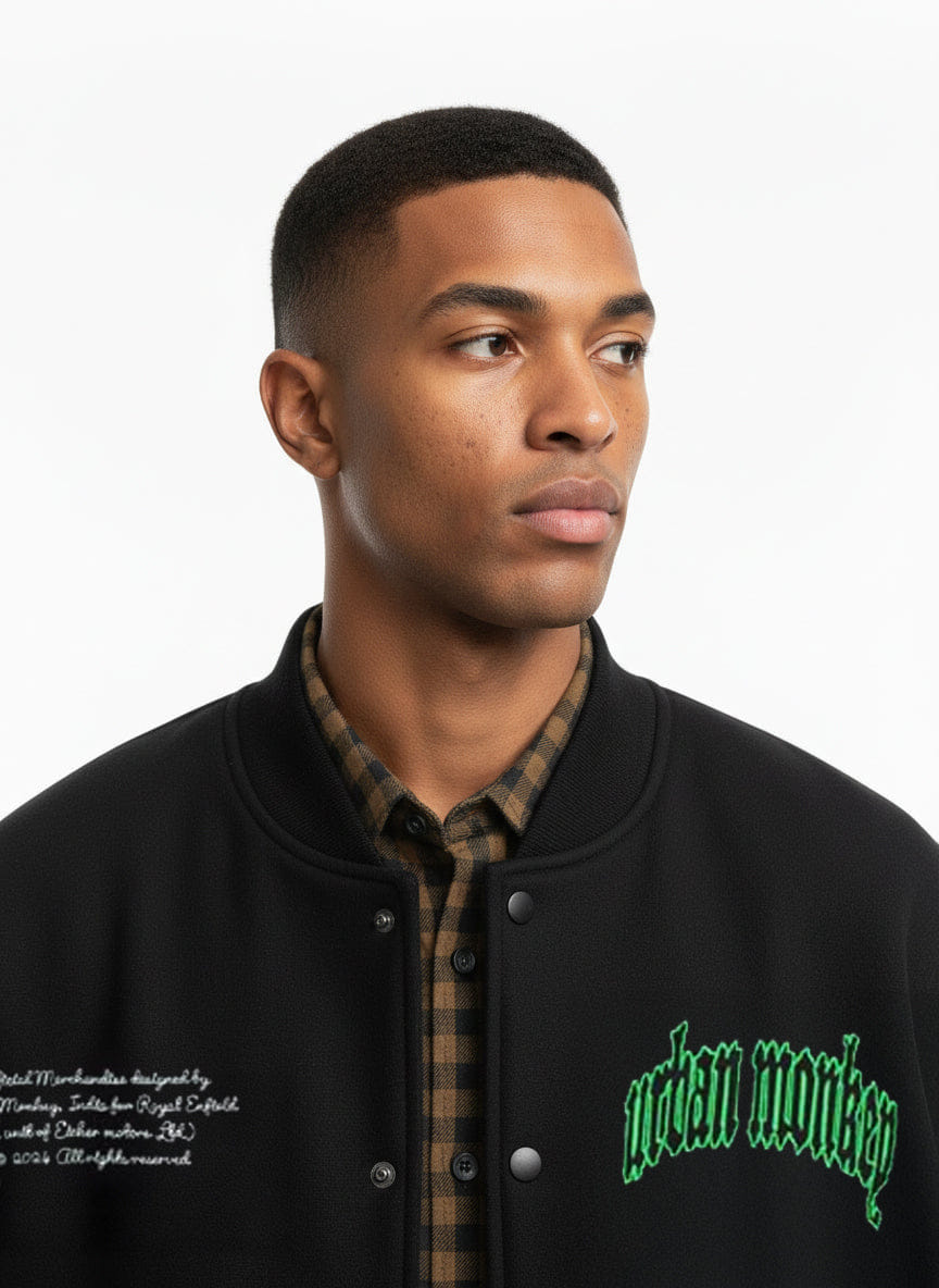 Emperor Varsity Jacket_Royal Enfield x Urban Monkey