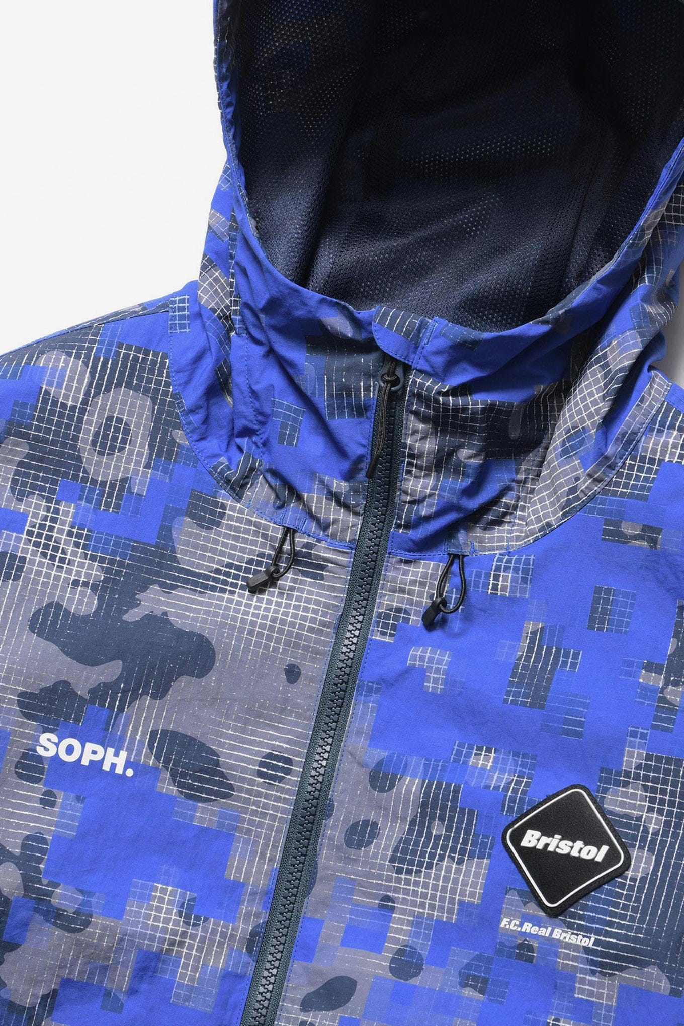 F.c.real Bristol FRAGMENT: CAMOUFLAGE NYLON BLOUSON*