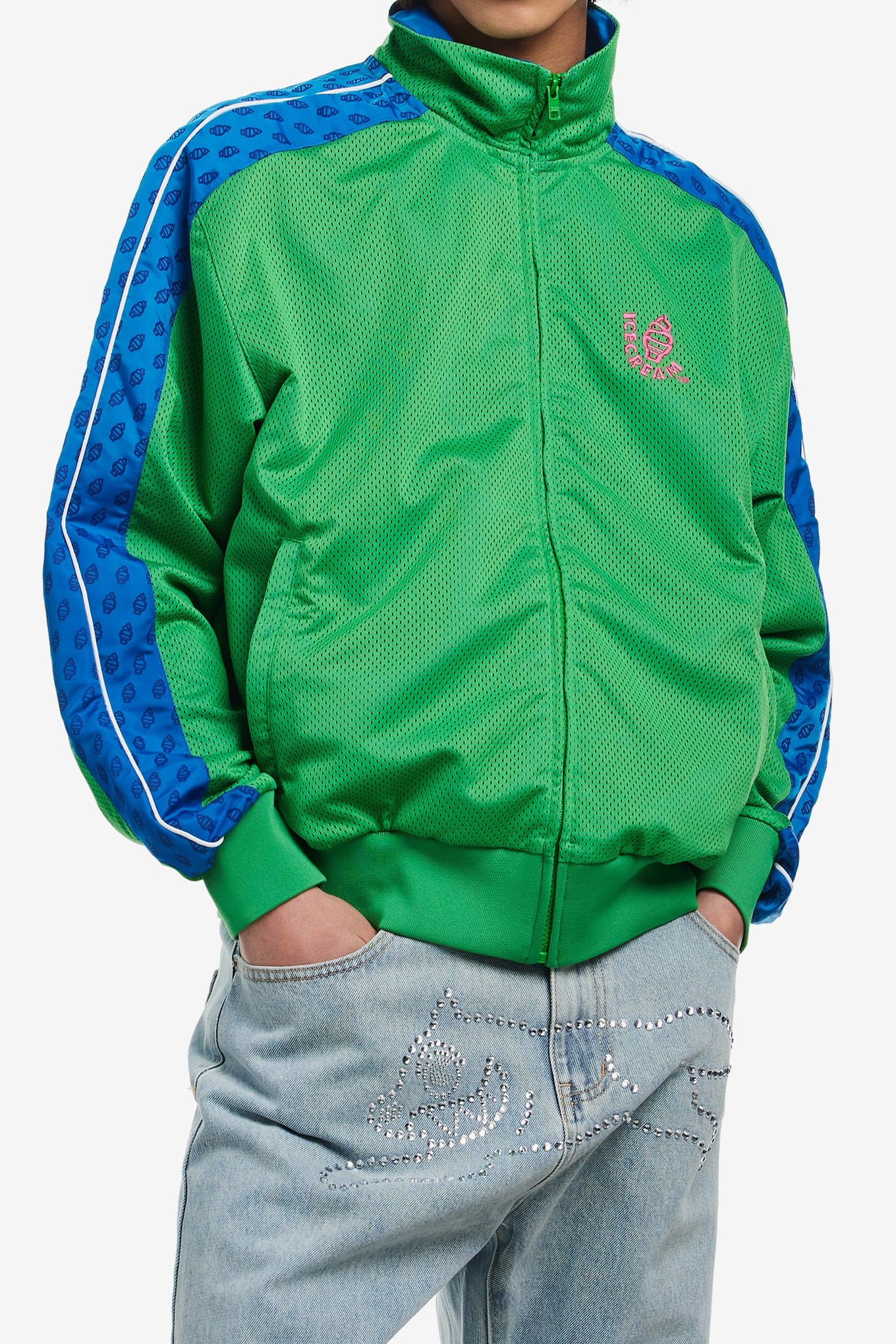 ICE CREAM SOFT SERVE MESH TRACK TOP