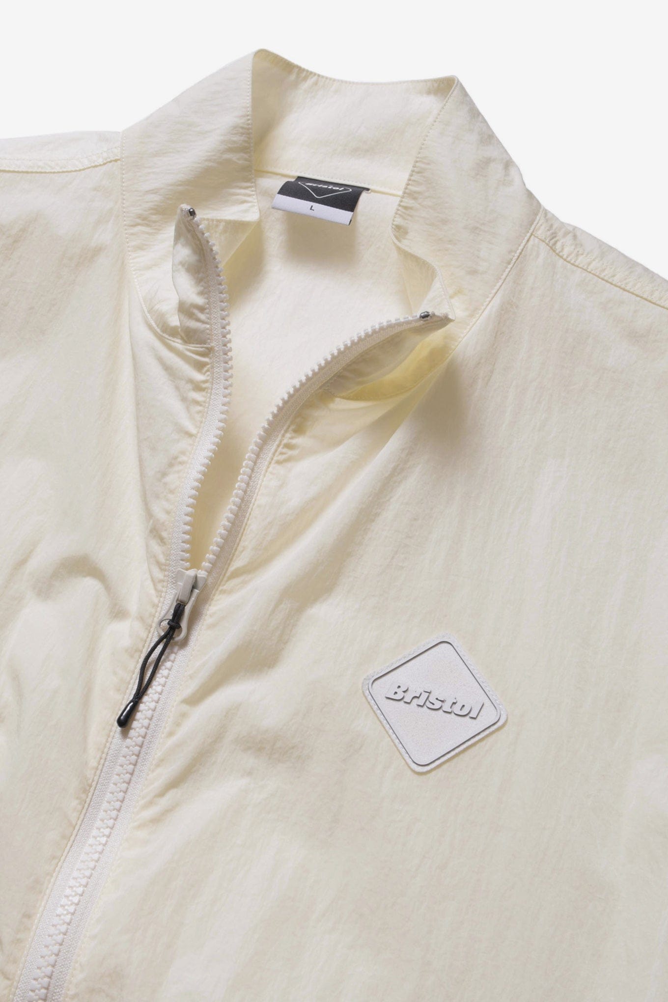 F.c.real Bristol BIG LOGO NYLON STAND COLLAR BLOUSON