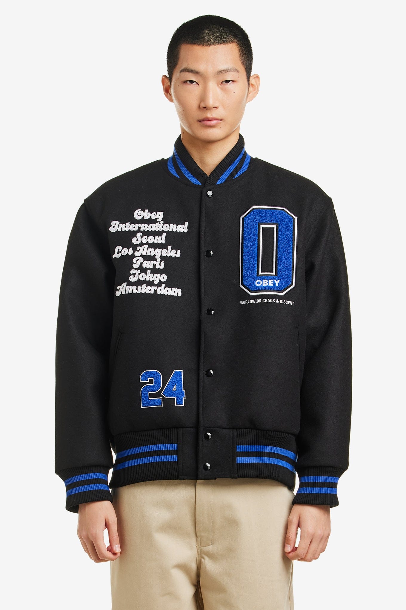 OBEY INTERNATIONAL WORLDWIDE VARSITY PARIS