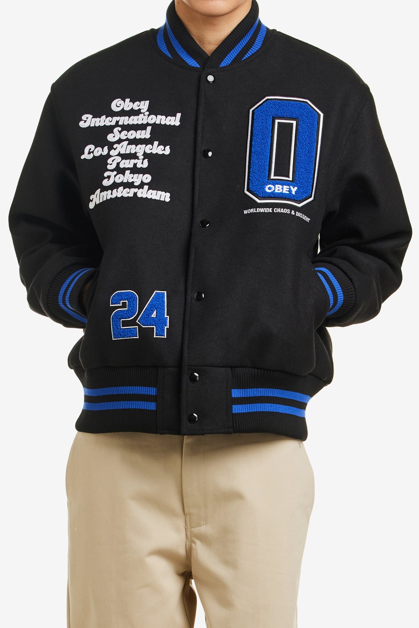 OBEY INTERNATIONAL WORLDWIDE VARSITY PARIS
