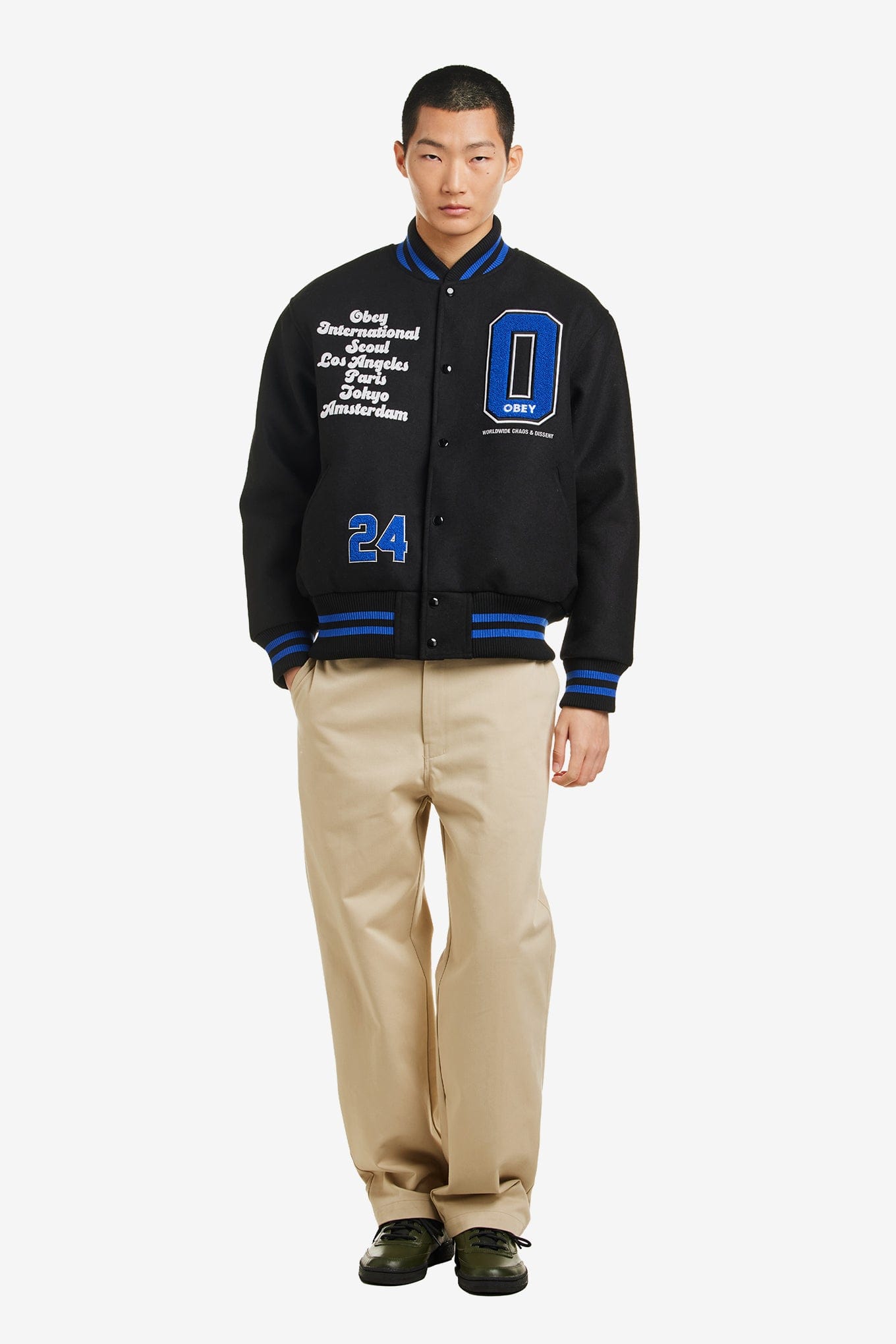 OBEY INTERNATIONAL WORLDWIDE VARSITY PARIS