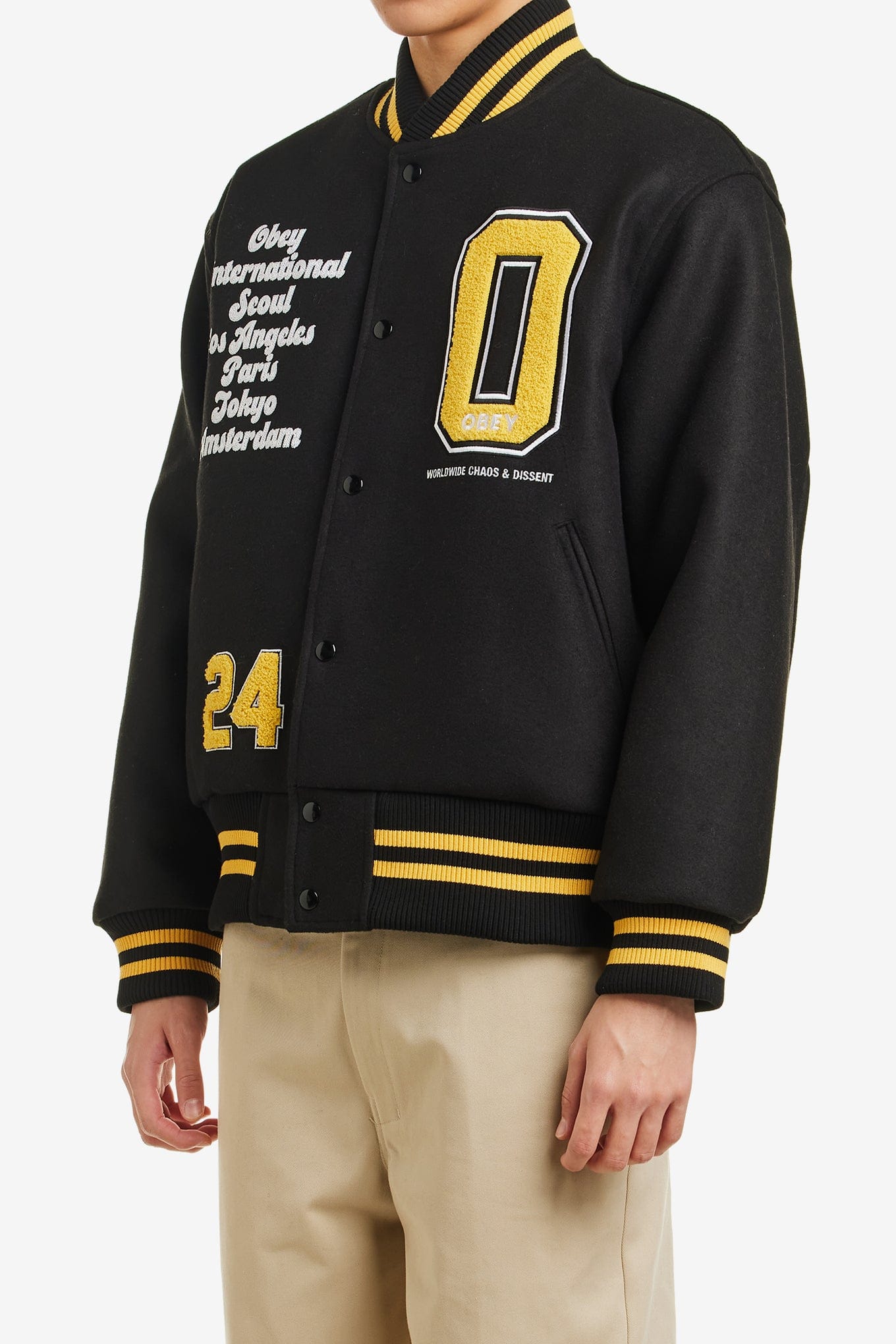 OBEY INTERNATIONAL WORLDWIDE VARSITY LOS ANGELES