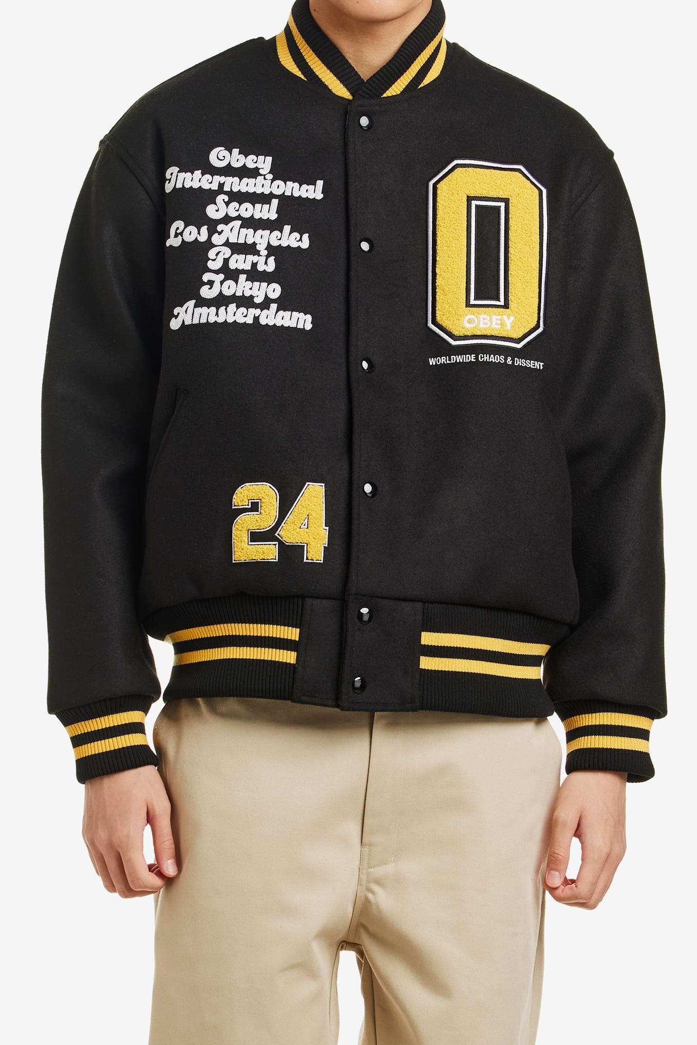 OBEY INTERNATIONAL WORLDWIDE VARSITY LOS ANGELES