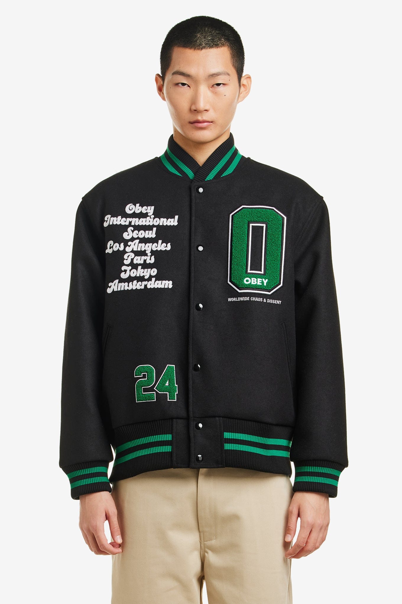 OBEY INTERNATIONAL WORLDWIDE VARSITY AMSTERDAM