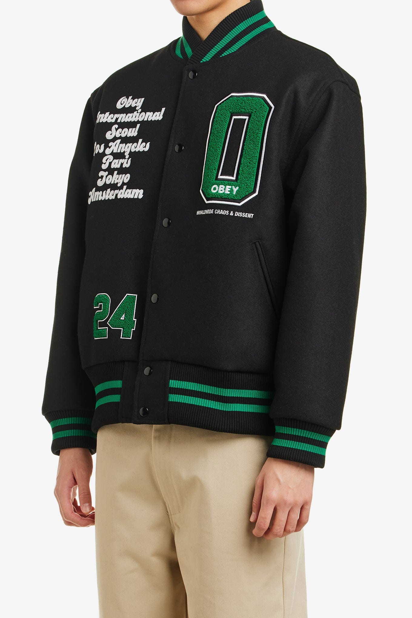 OBEY INTERNATIONAL WORLDWIDE VARSITY AMSTERDAM