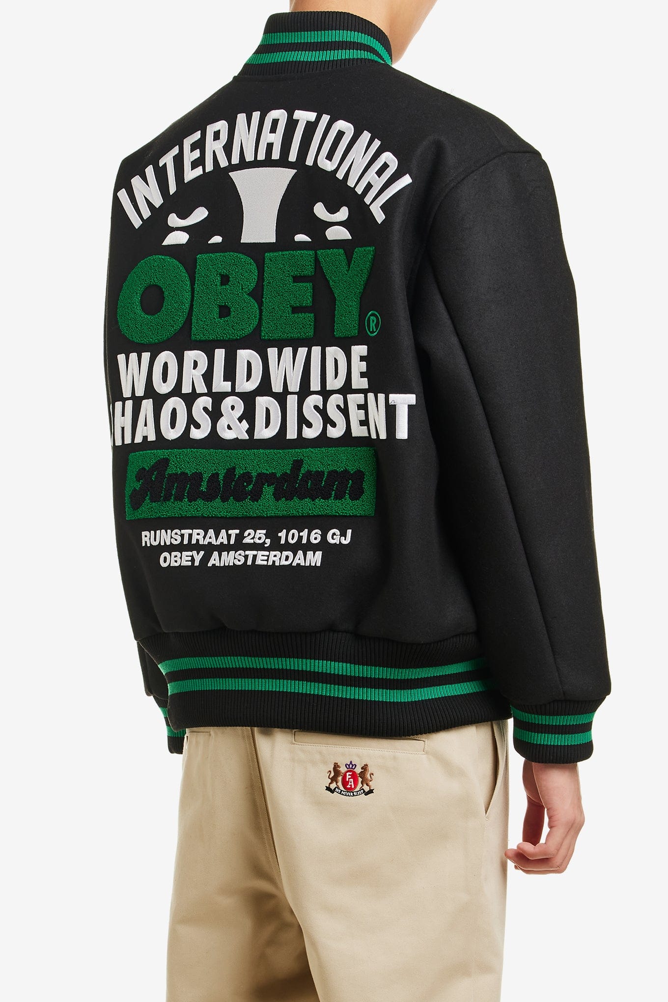 OBEY INTERNATIONAL WORLDWIDE VARSITY AMSTERDAM