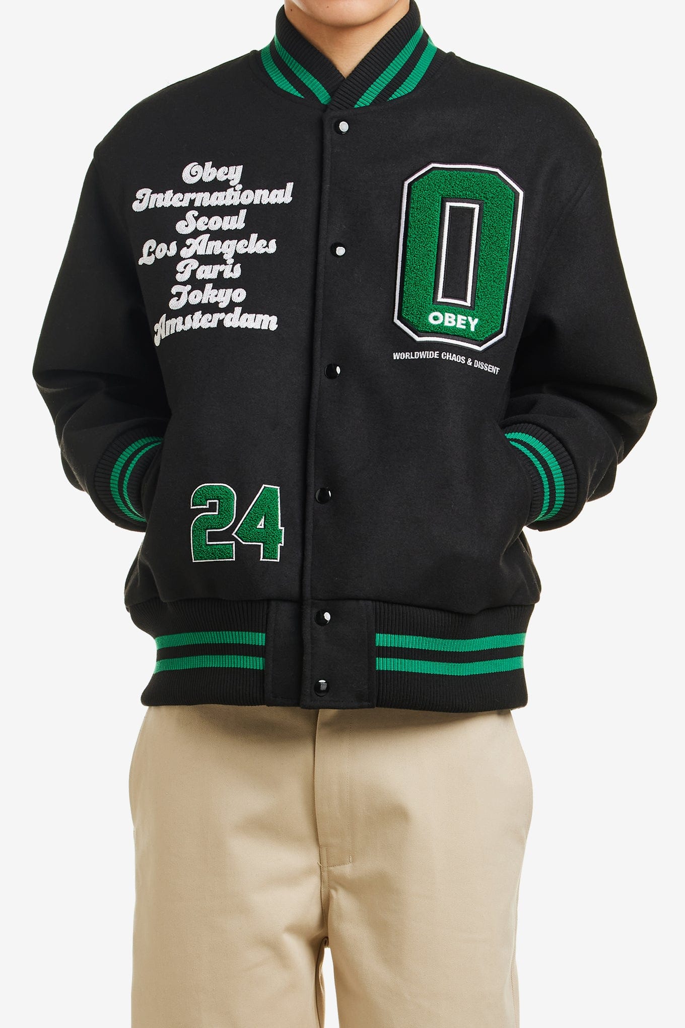 OBEY INTERNATIONAL WORLDWIDE VARSITY AMSTERDAM