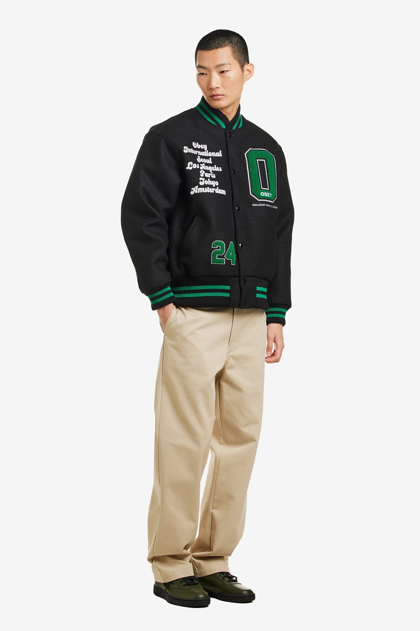 OBEY INTERNATIONAL WORLDWIDE VARSITY AMSTERDAM