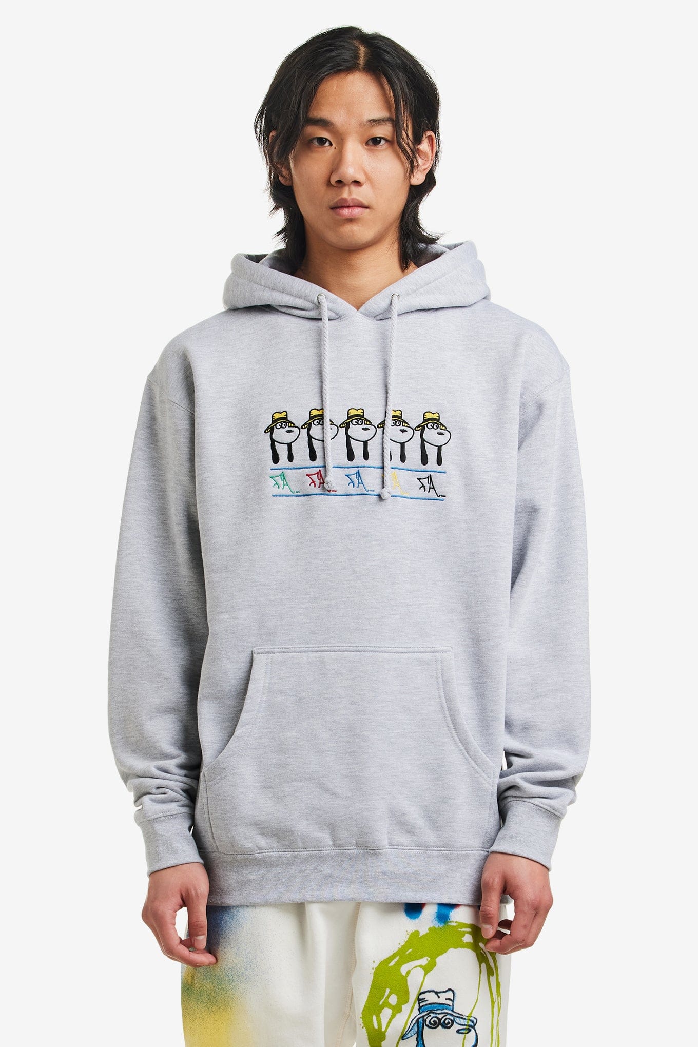 Fucking Awesome SPIKE REPEAT EMBROIDERED HOODIE