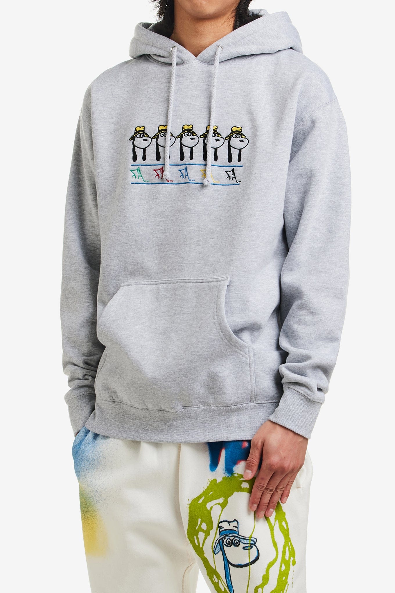 Fucking Awesome SPIKE REPEAT EMBROIDERED HOODIE