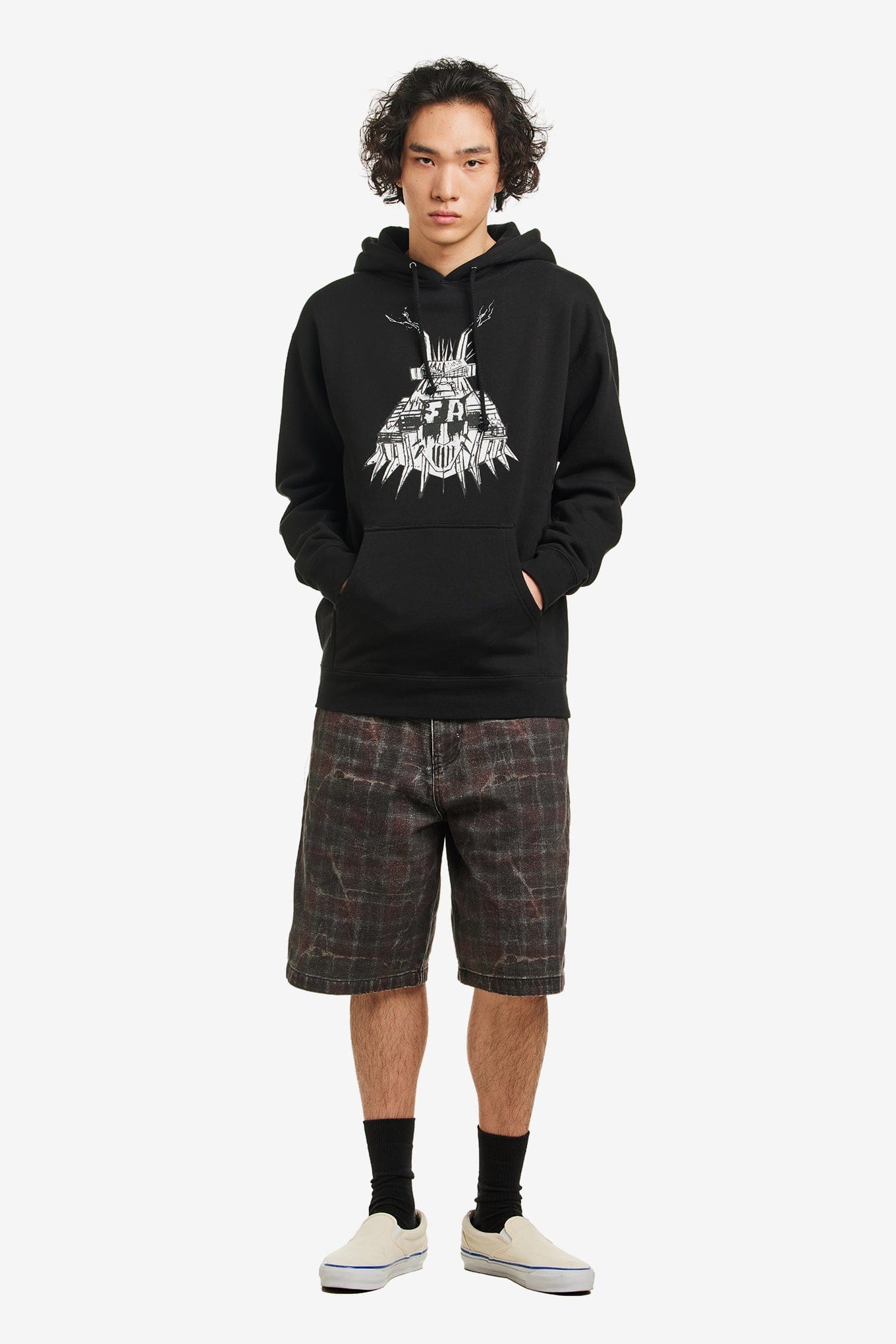 Fucking Awesome 7TH GRADE BOOK COVER HOODIE