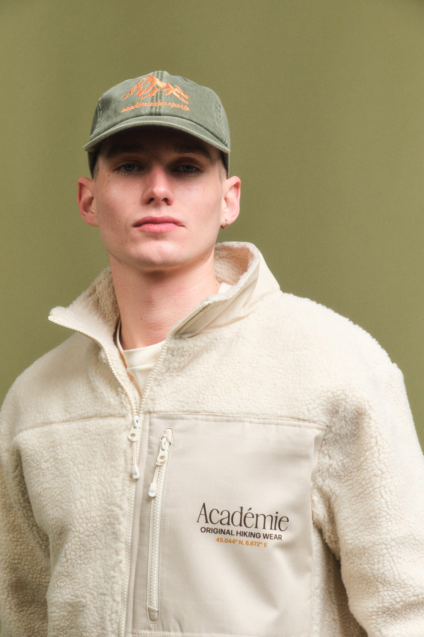 Vice 84 Mountains Vintage Washed Cap - Olive Green