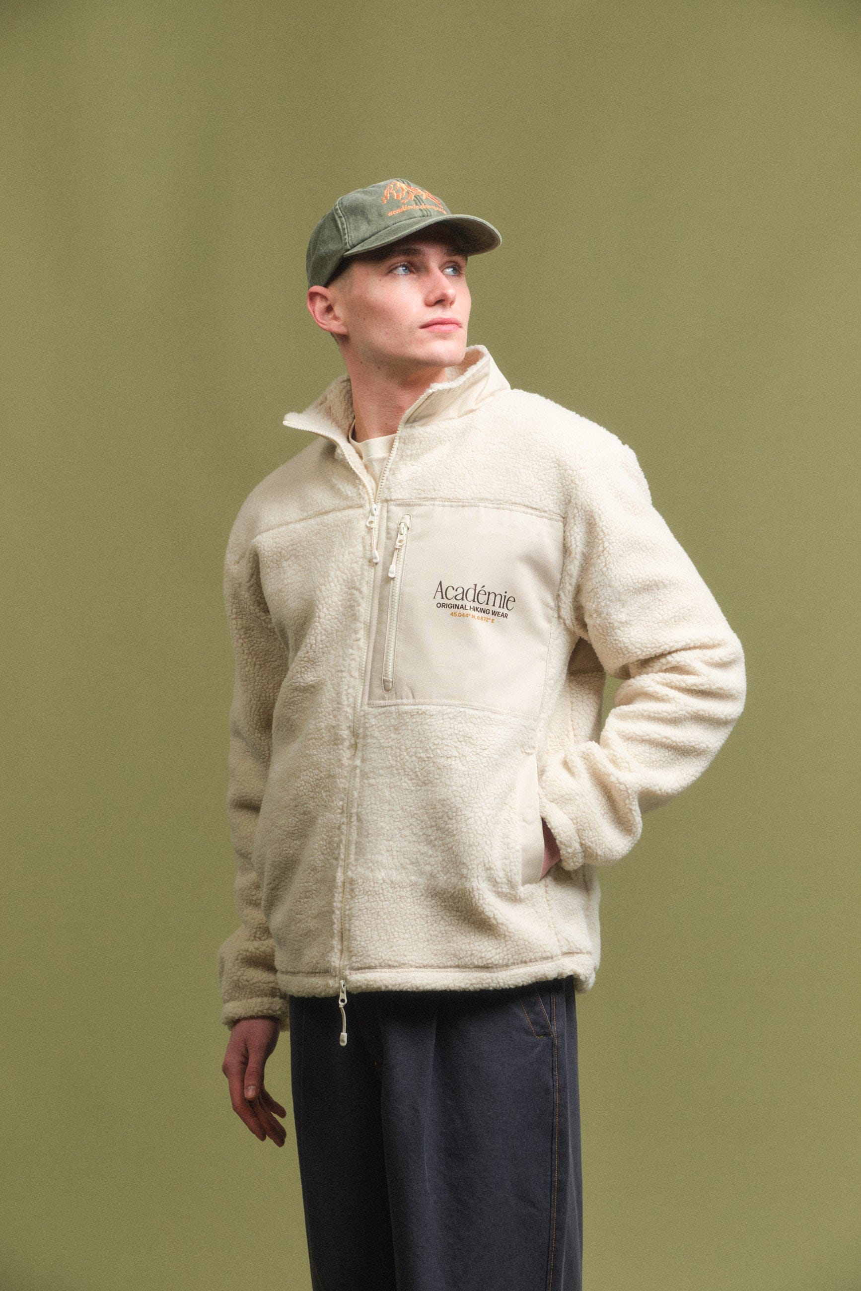 Vice 84 Mountains Vintage Washed Cap - Olive Green