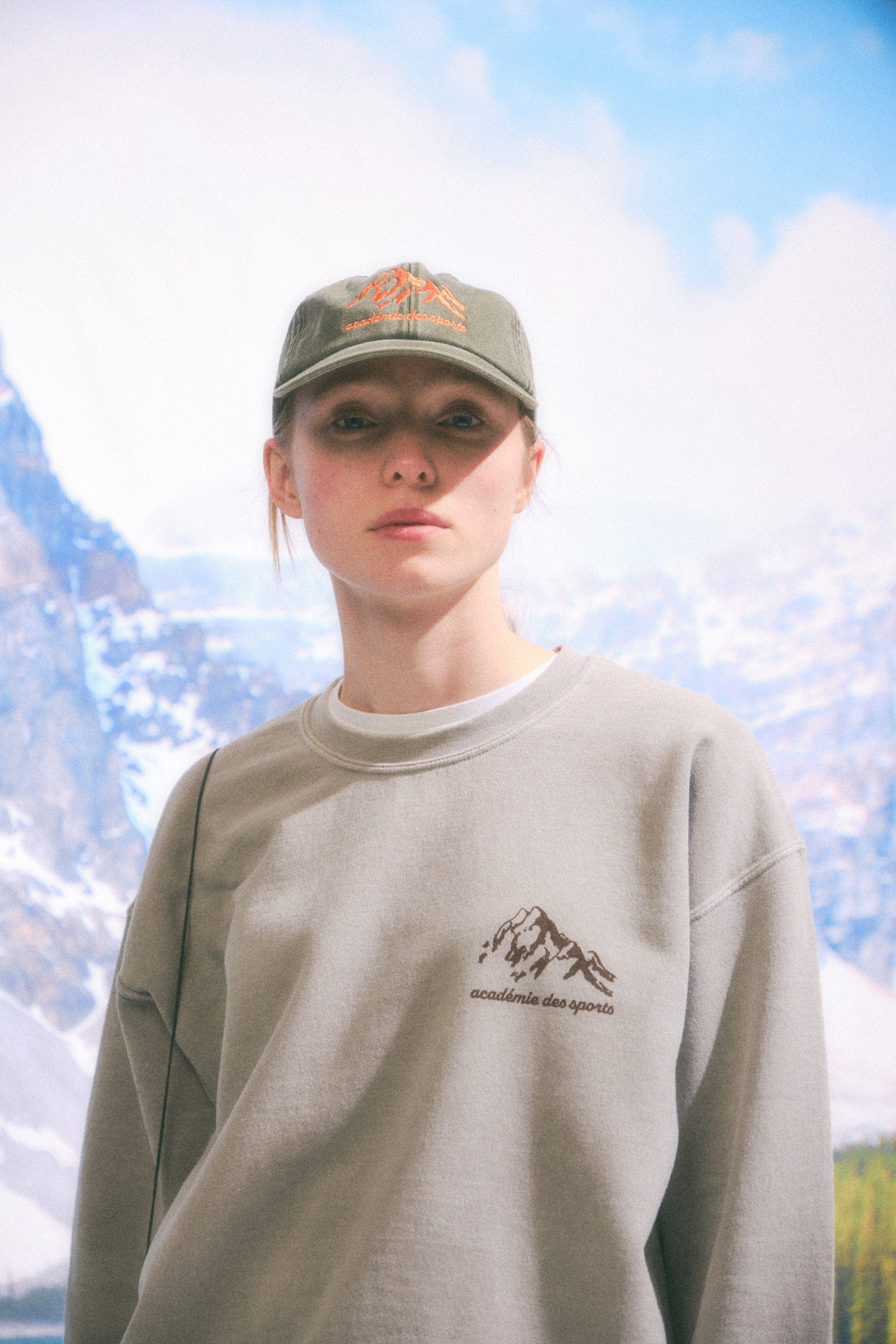 Vice 84 Mountains Vintage Washed Cap - Olive Green