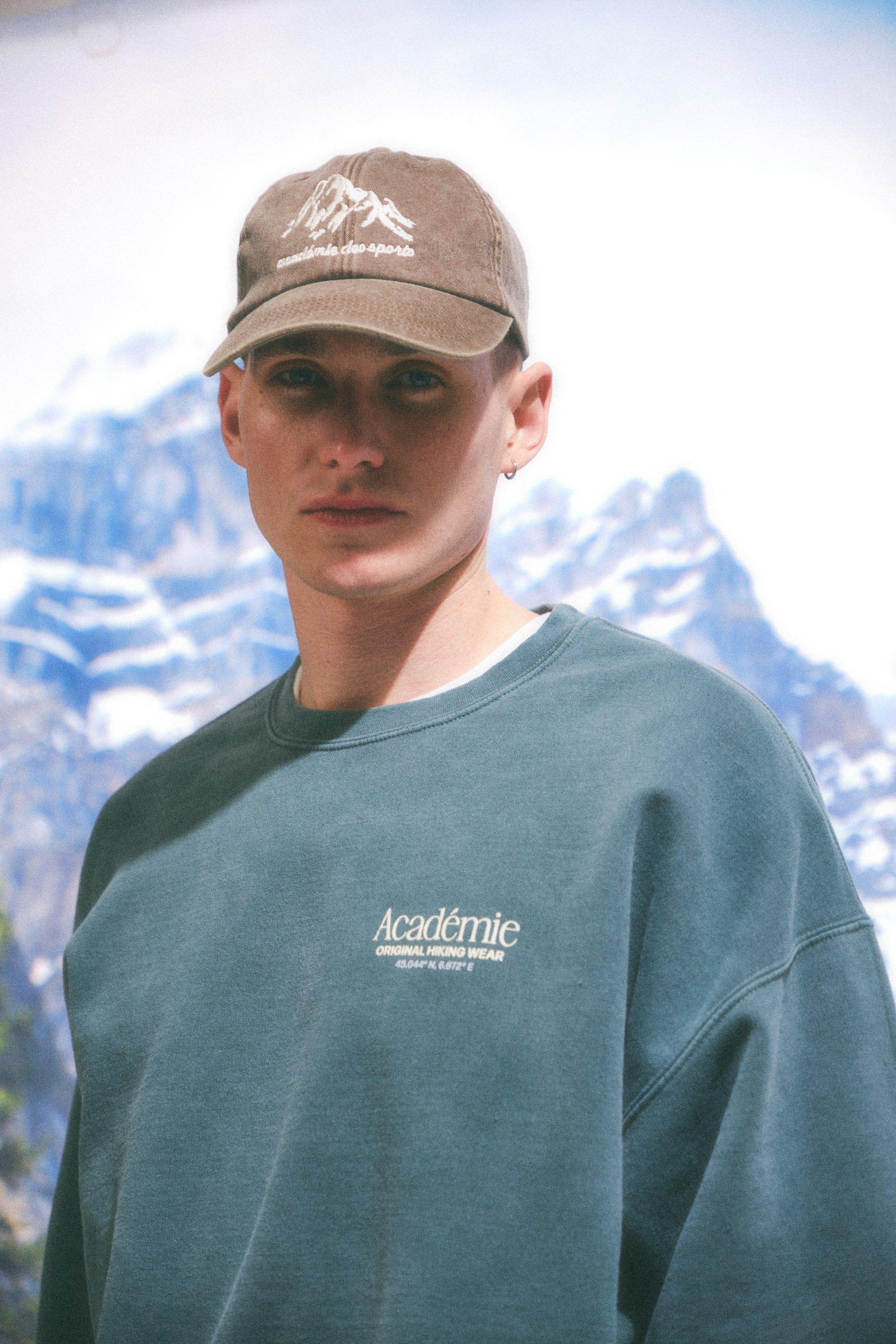 Vice 84 Mountains Vintage Washed Cap - Brown